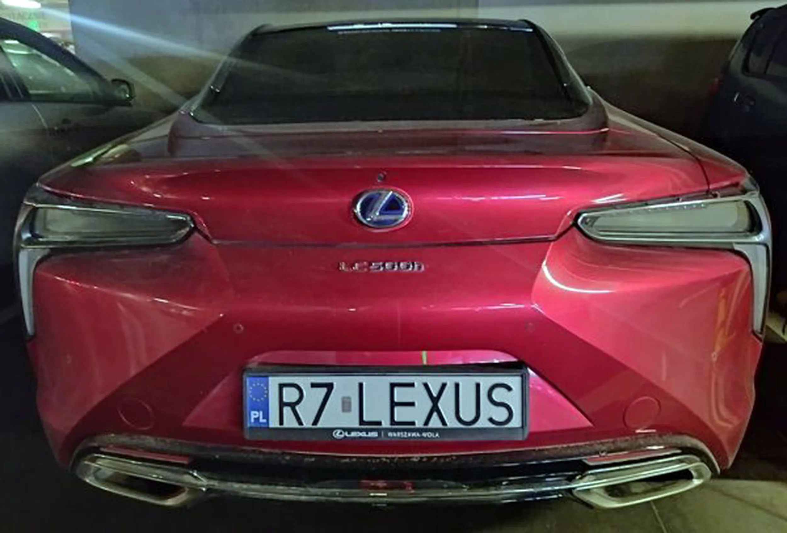 Fajny numer, blacha R7 LEXUS