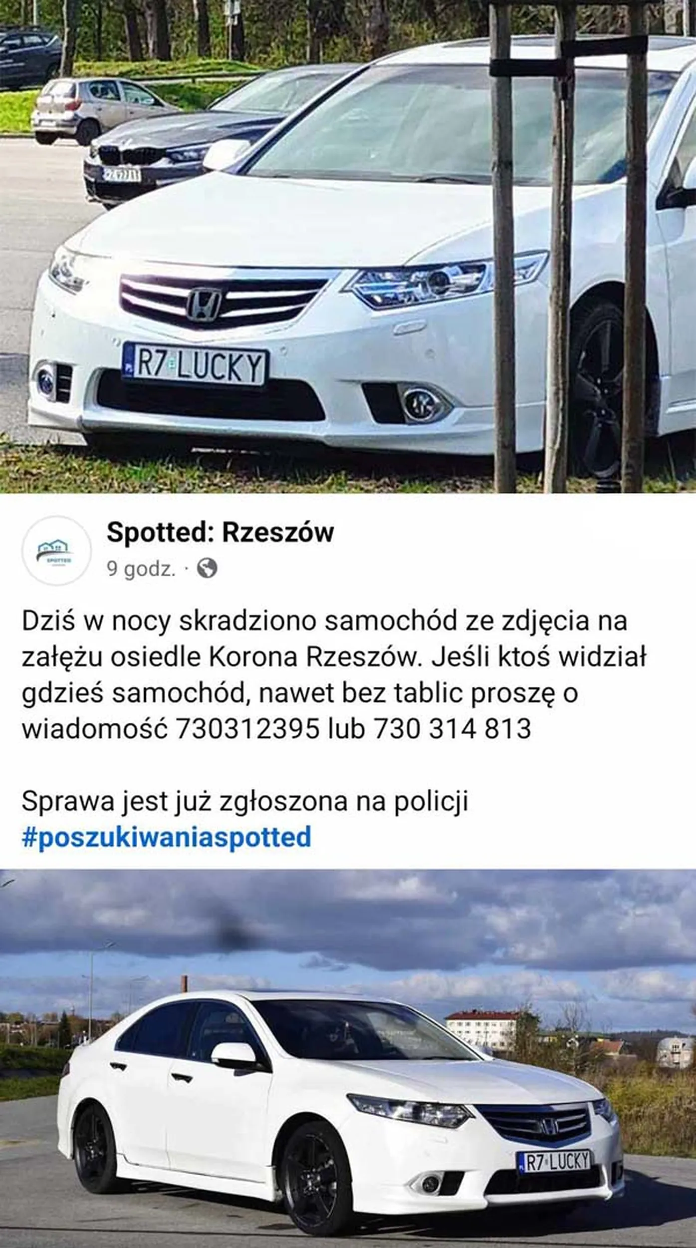 Fajny numer, blacha R7 LUCKY