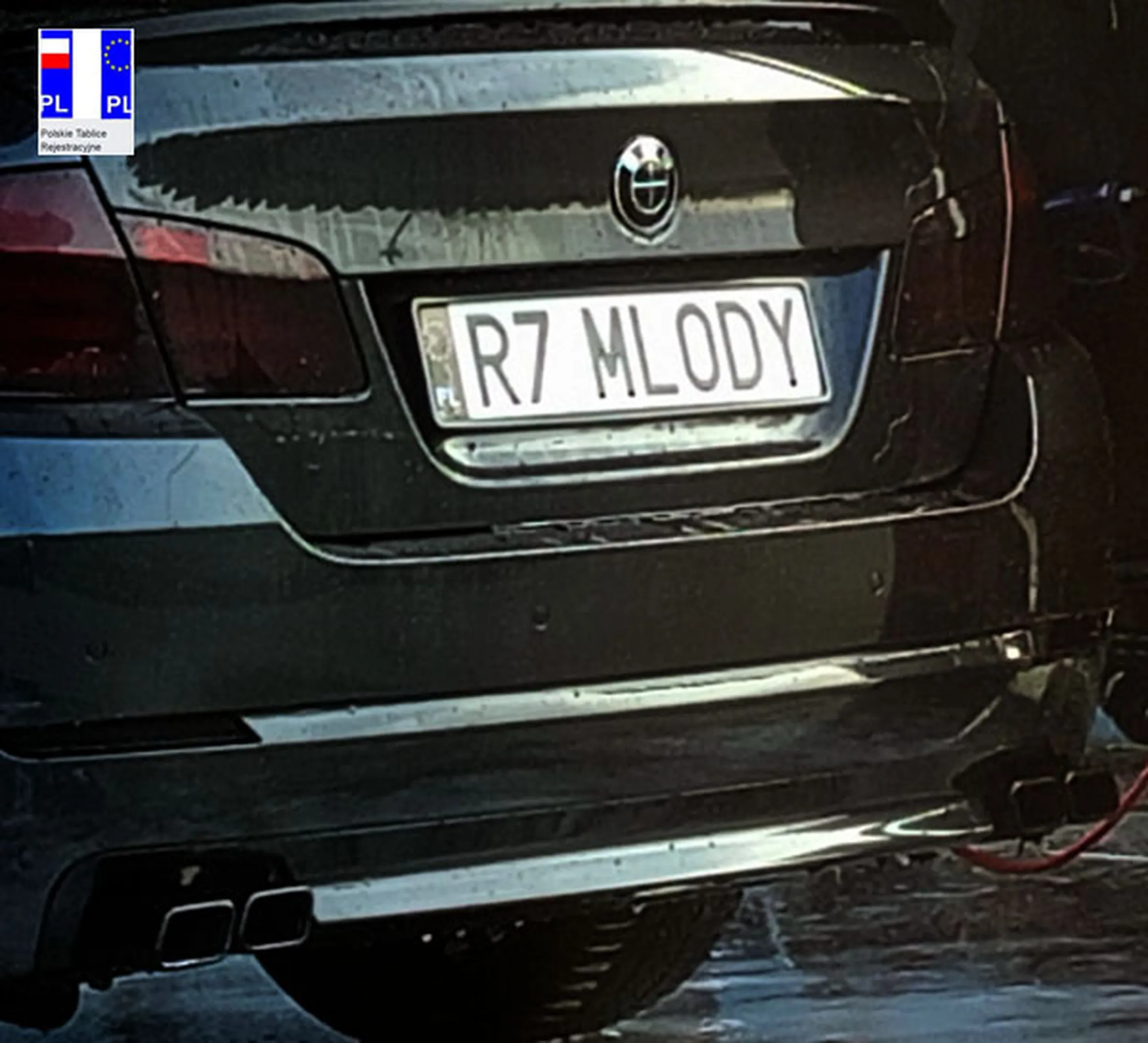 Fajny numer, blacha R7 MLODY