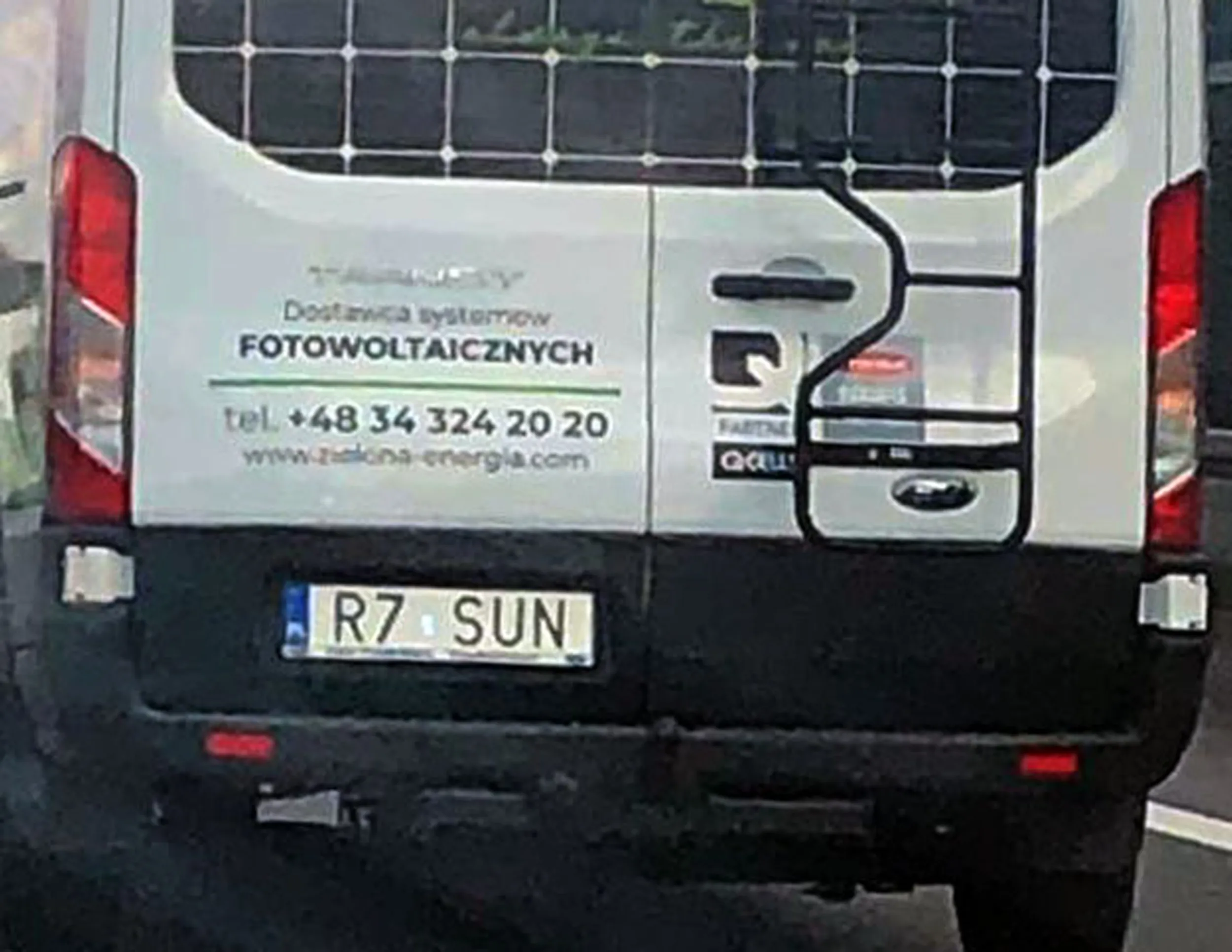 Fajny numer, blacha R7 SUN