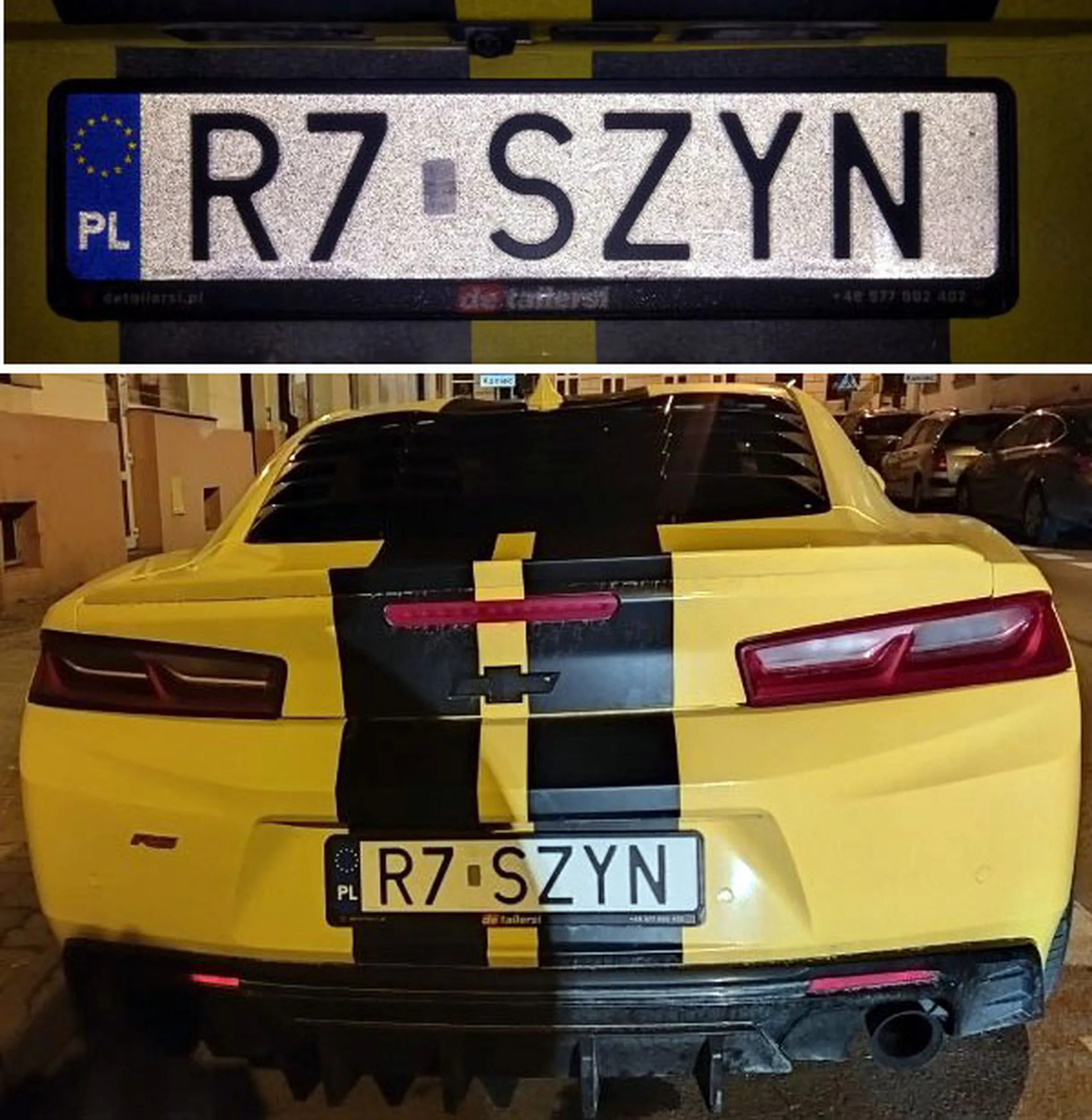 Fajny numer, blacha R7 SZYN