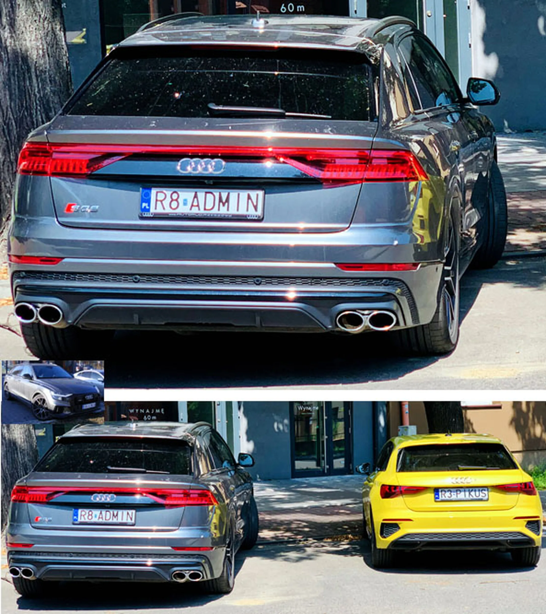 Fajny numer, blacha R8 ADMIN