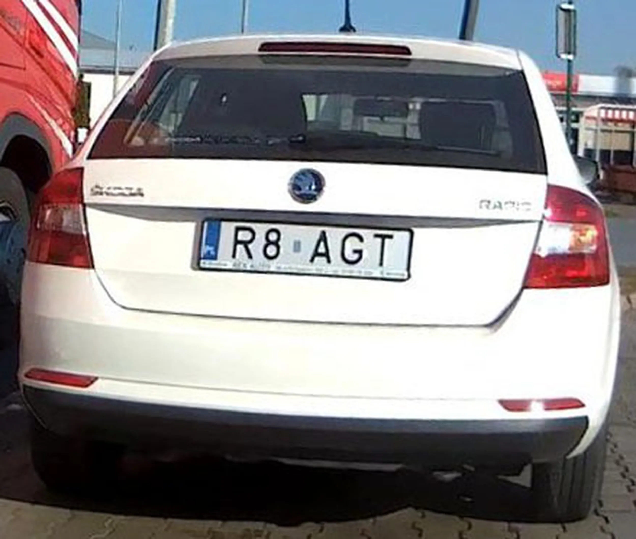 Fajny numer, blacha R8 AGT