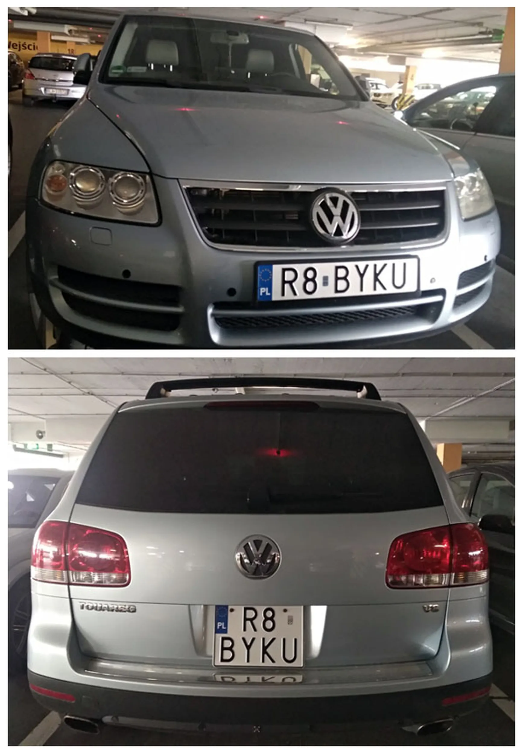 Fajny numer, blacha R8 BYKU