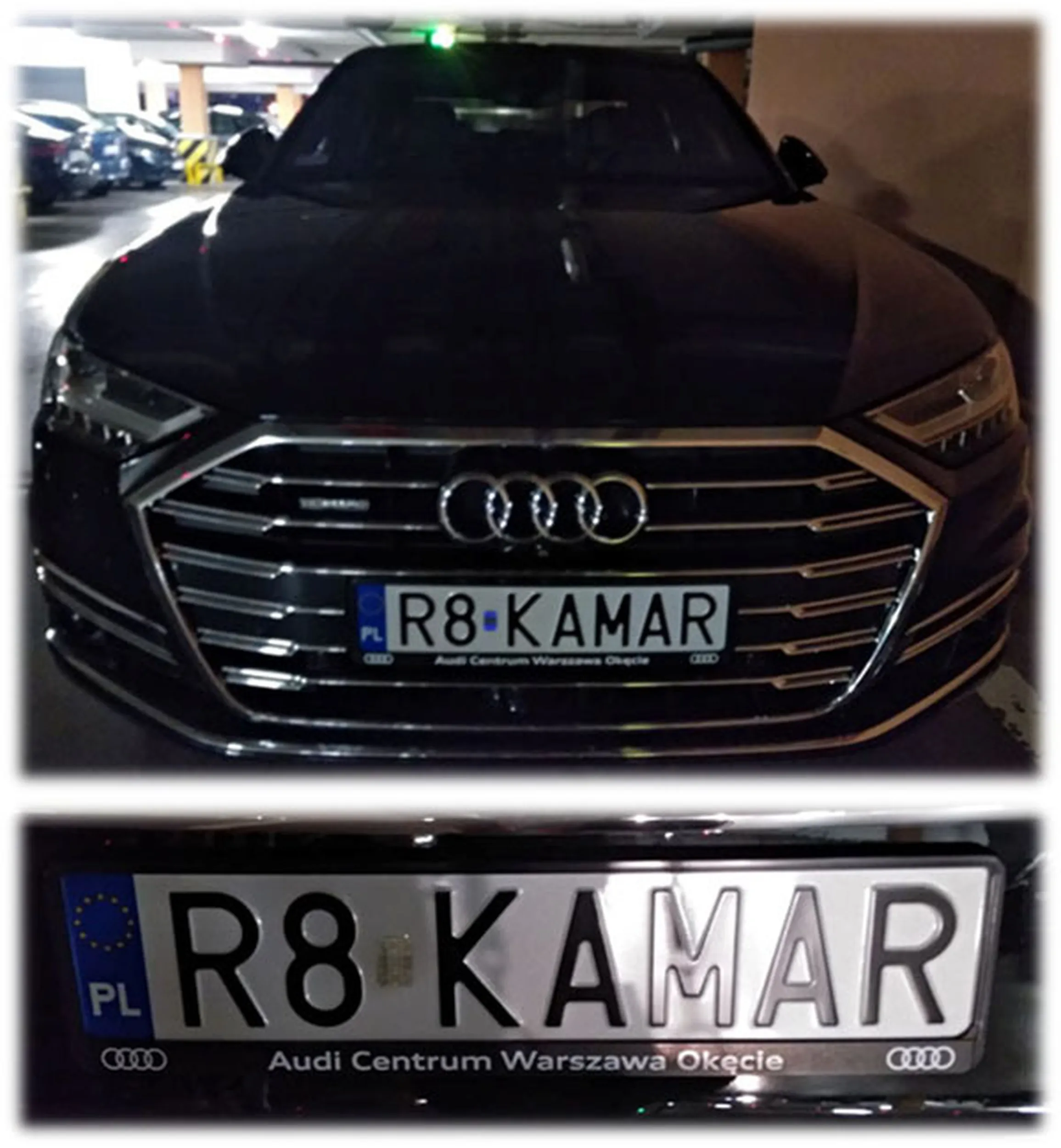 Fajny numer, blacha R8 KAMAR