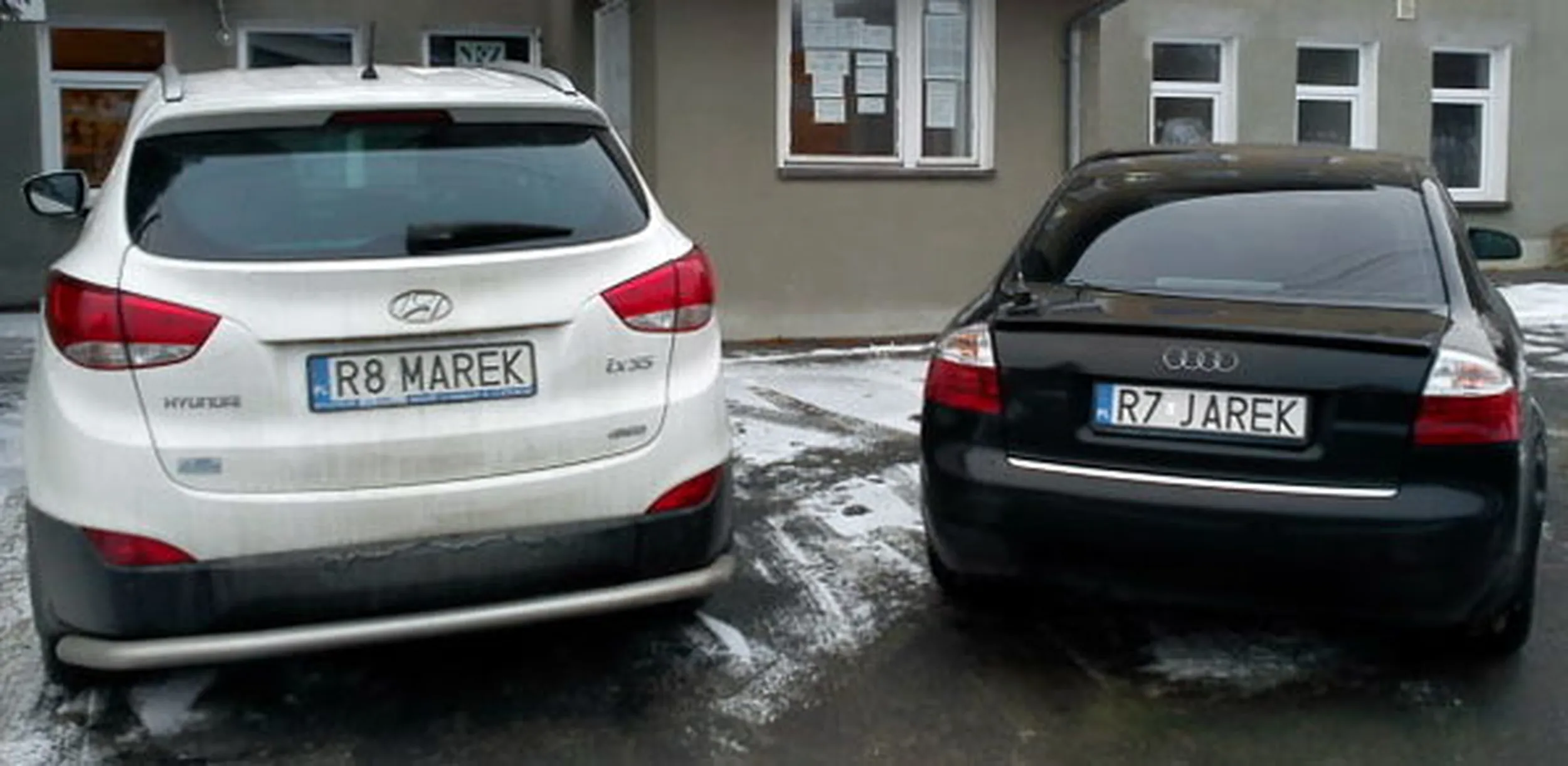 Fajny numer, blacha R8 MAREK