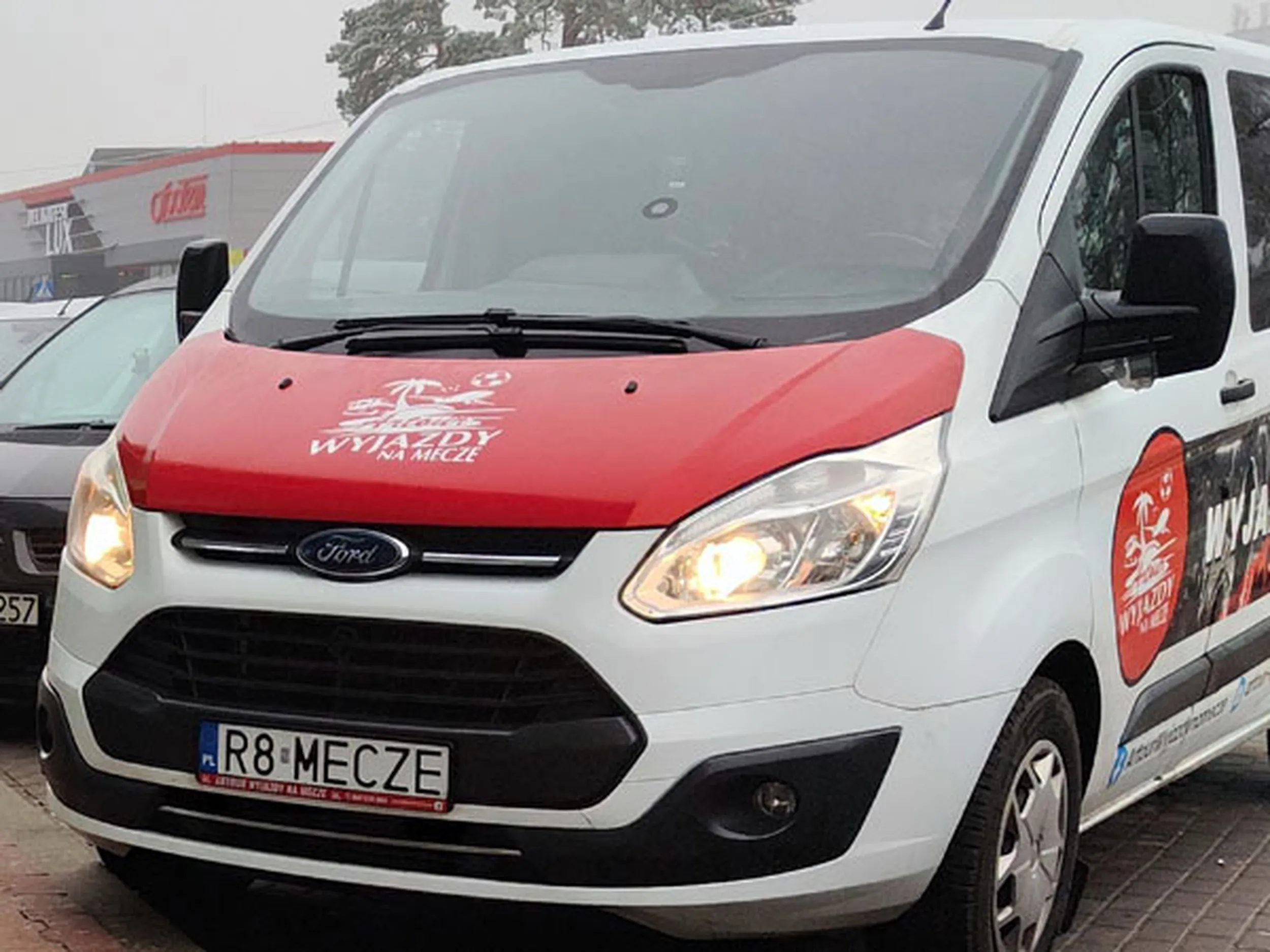 Fajny numer, blacha R8 MECZE