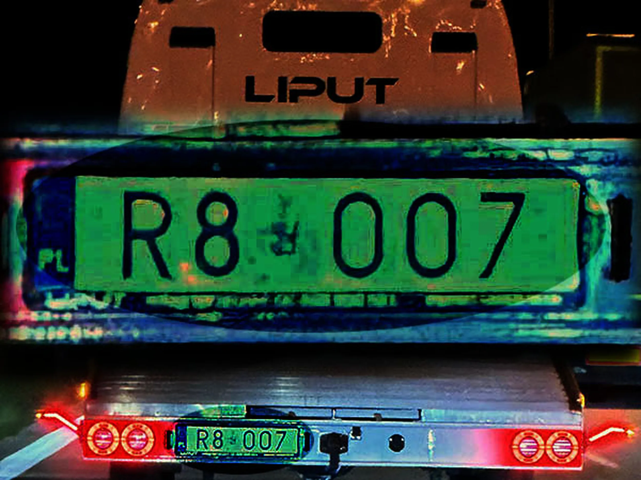 Fajny numer, blacha R8 OO7