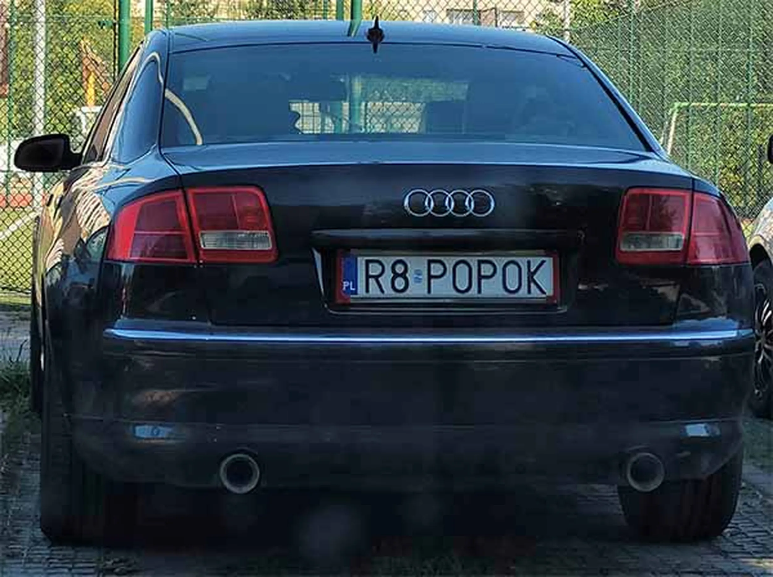 Fajny numer, blacha R8 POPOK