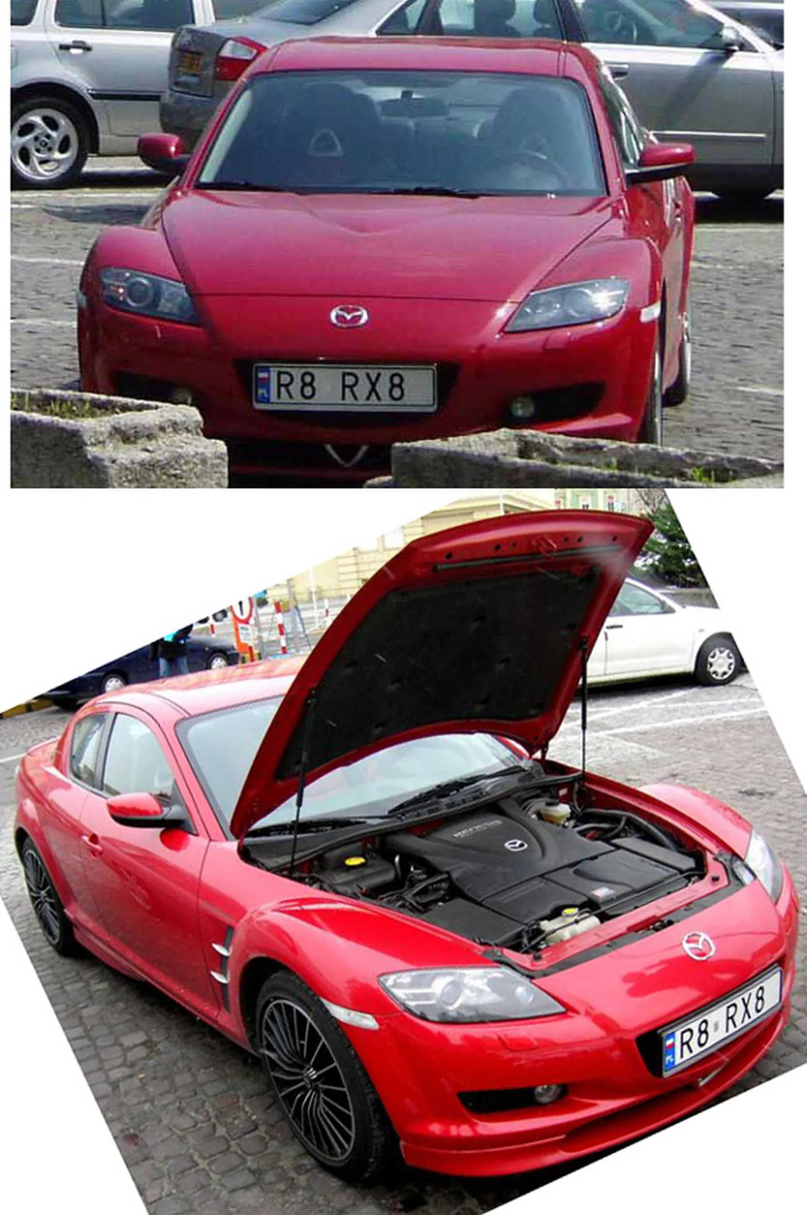 Fajny numer, blacha R8 RX8