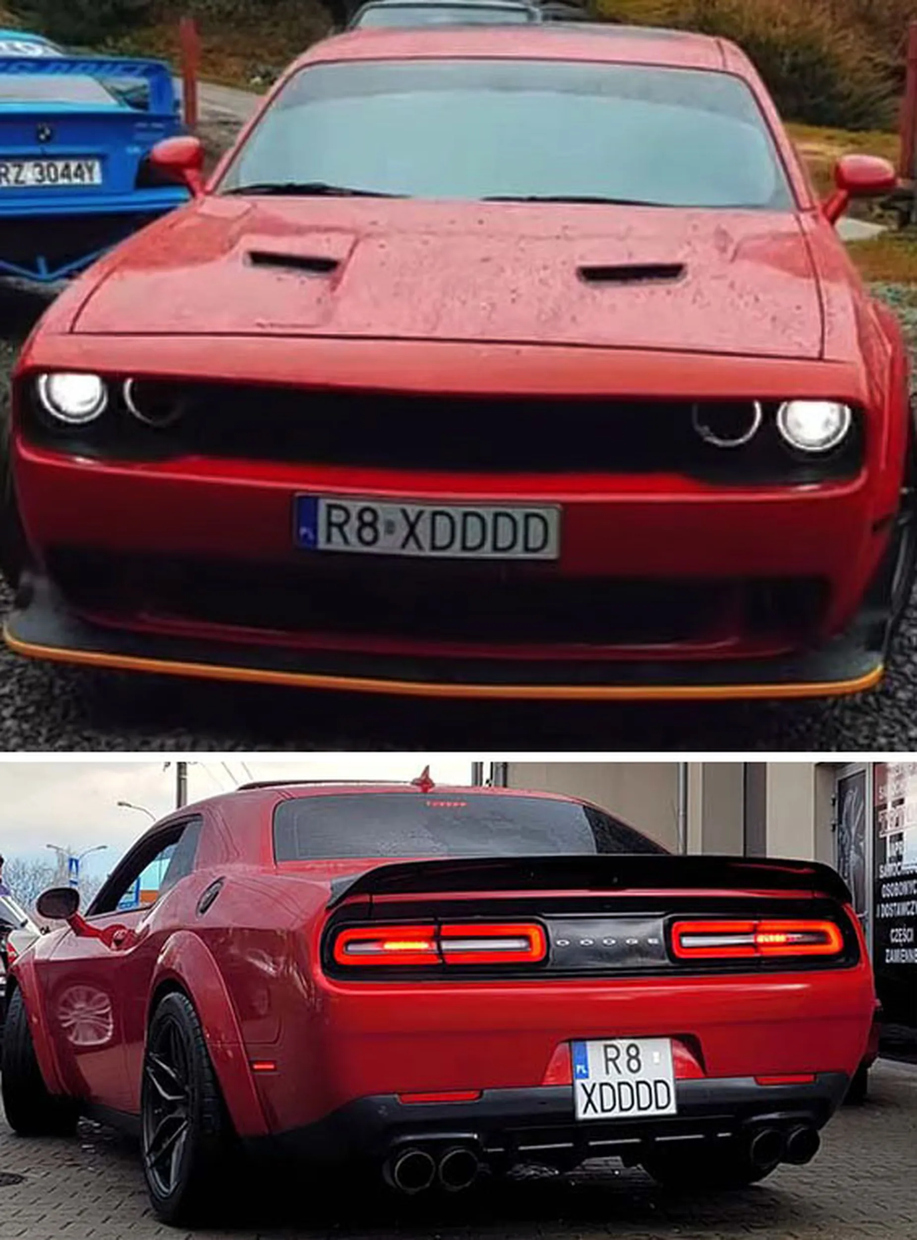 Fajny numer, blacha R8 XDDDD