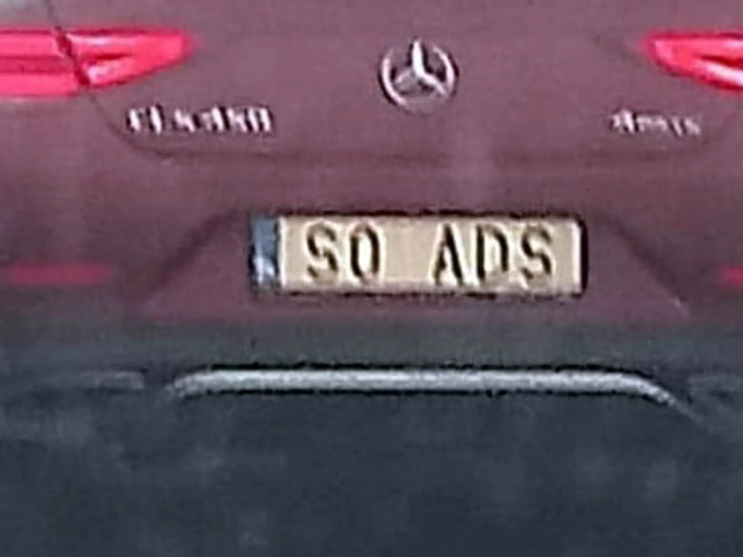 Fajny numer, blacha S0 ADS