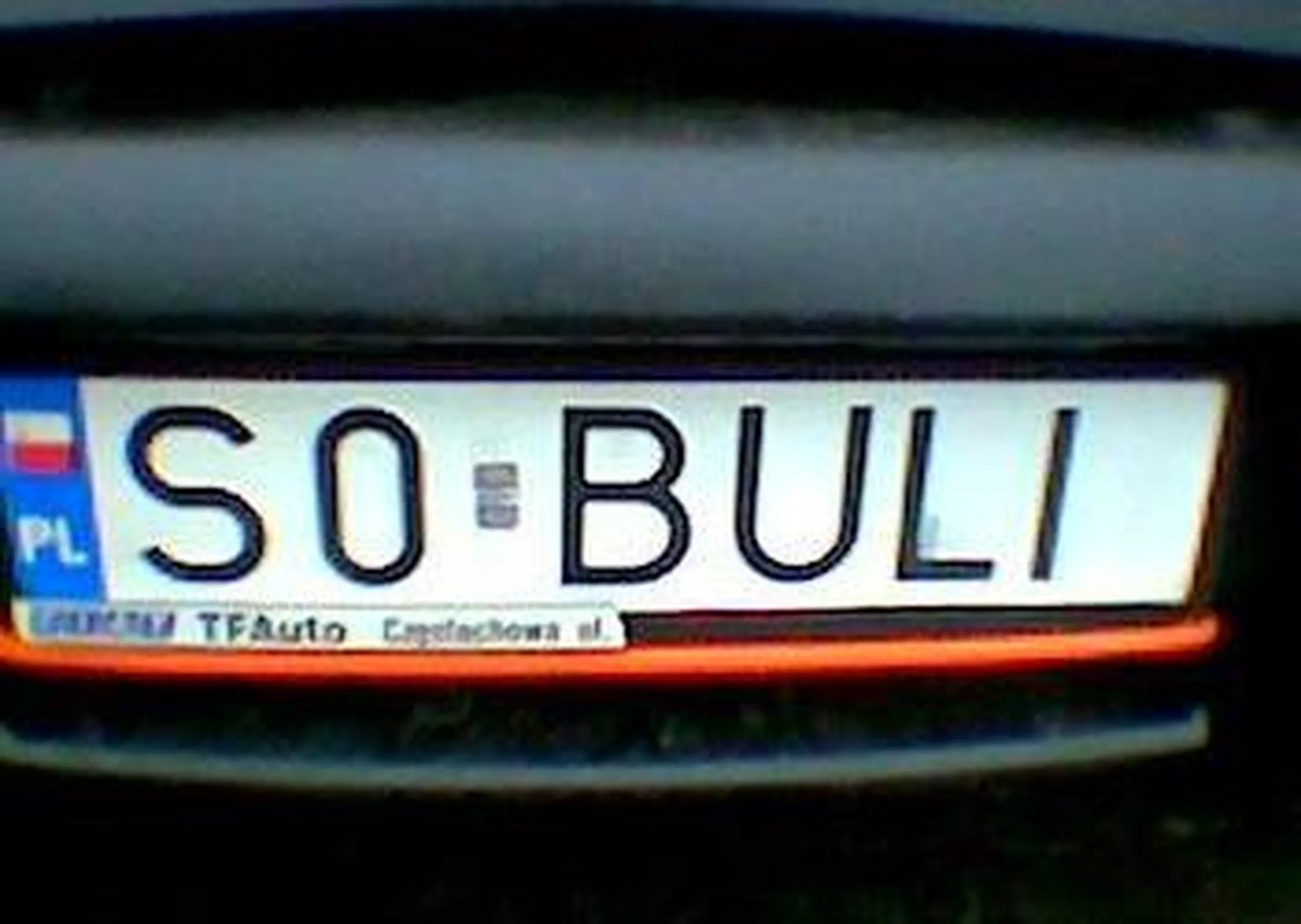 Fajny numer, blacha S0 BULI