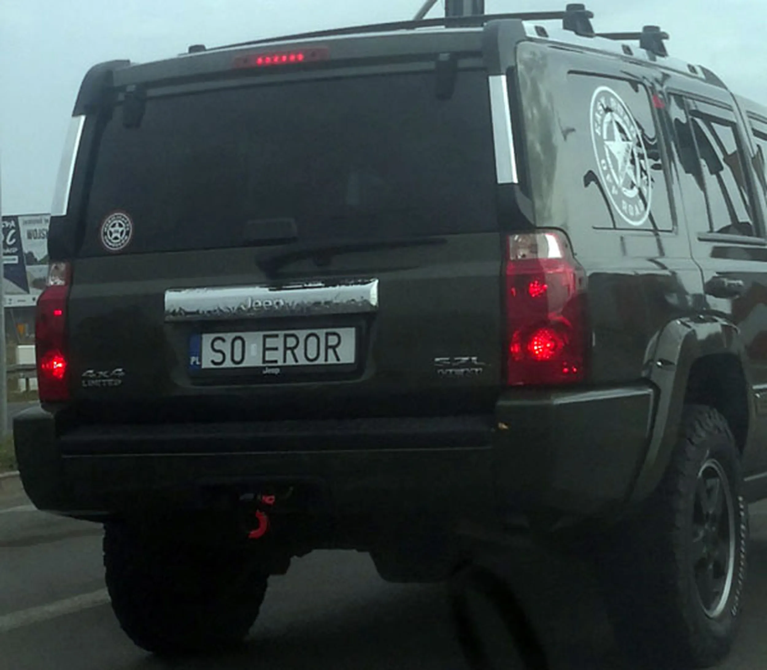 Fajny numer, blacha S0 EROR