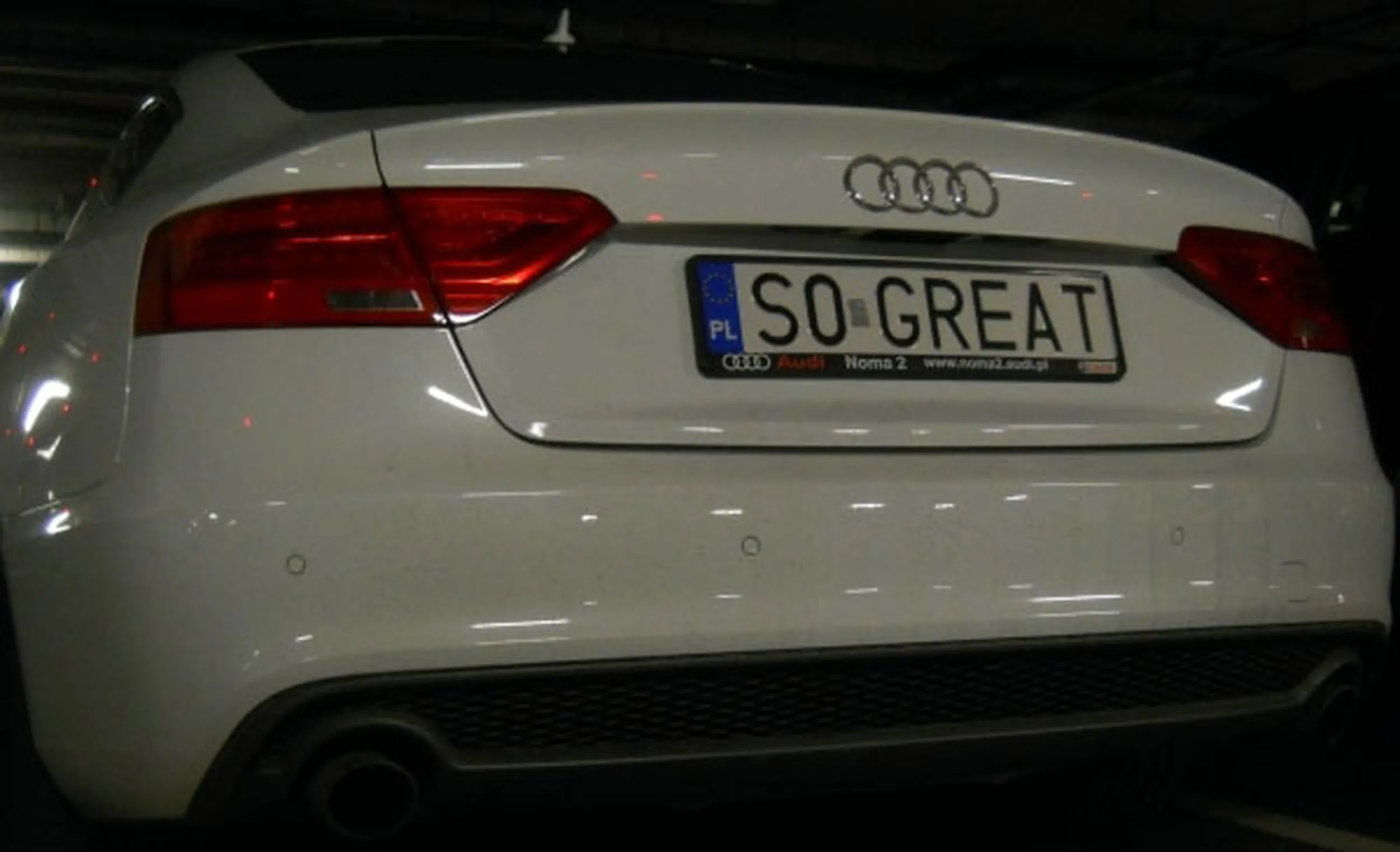 Fajny numer, blacha S0 GREAT