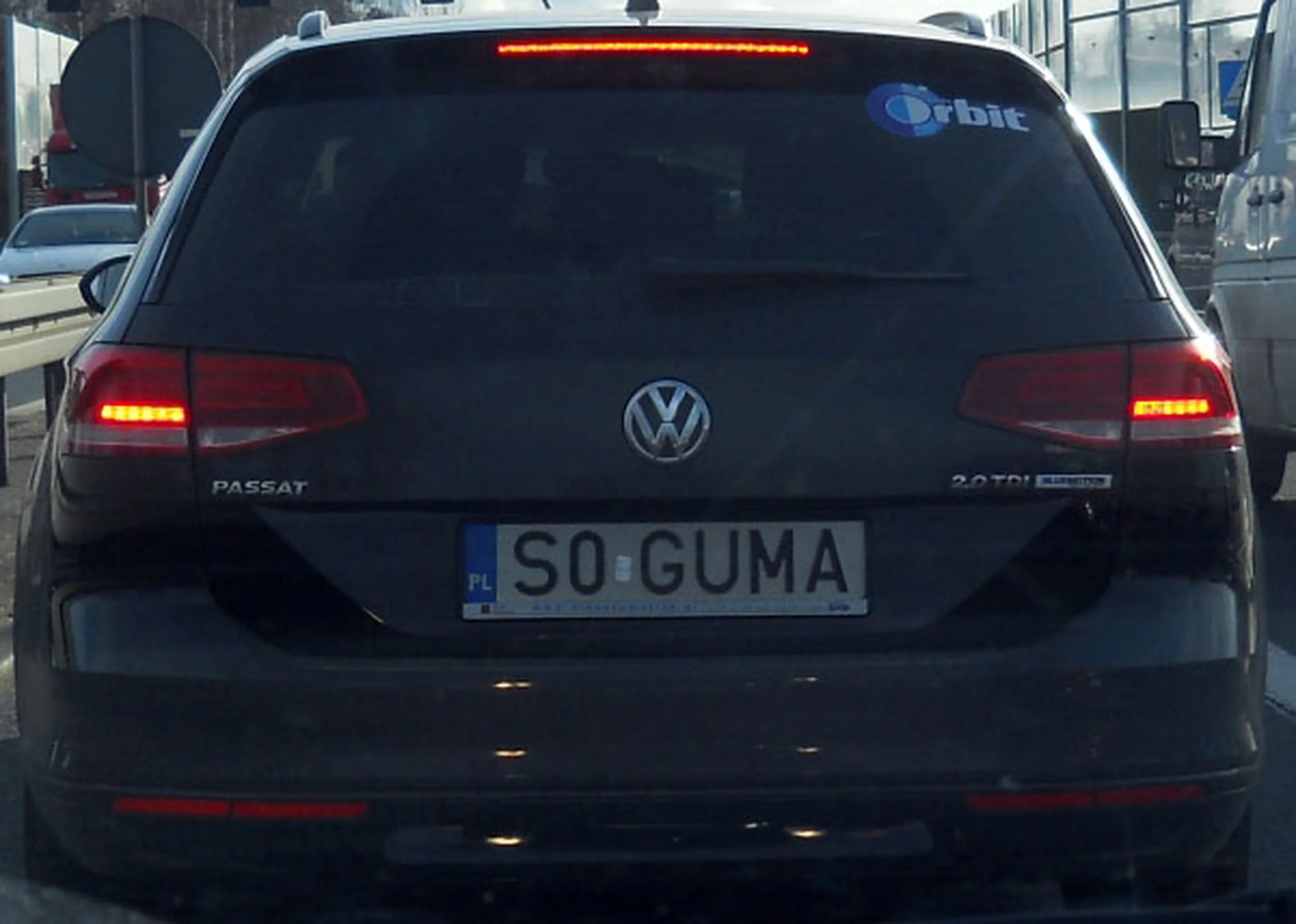 Fajny numer, blacha S0 GUMA