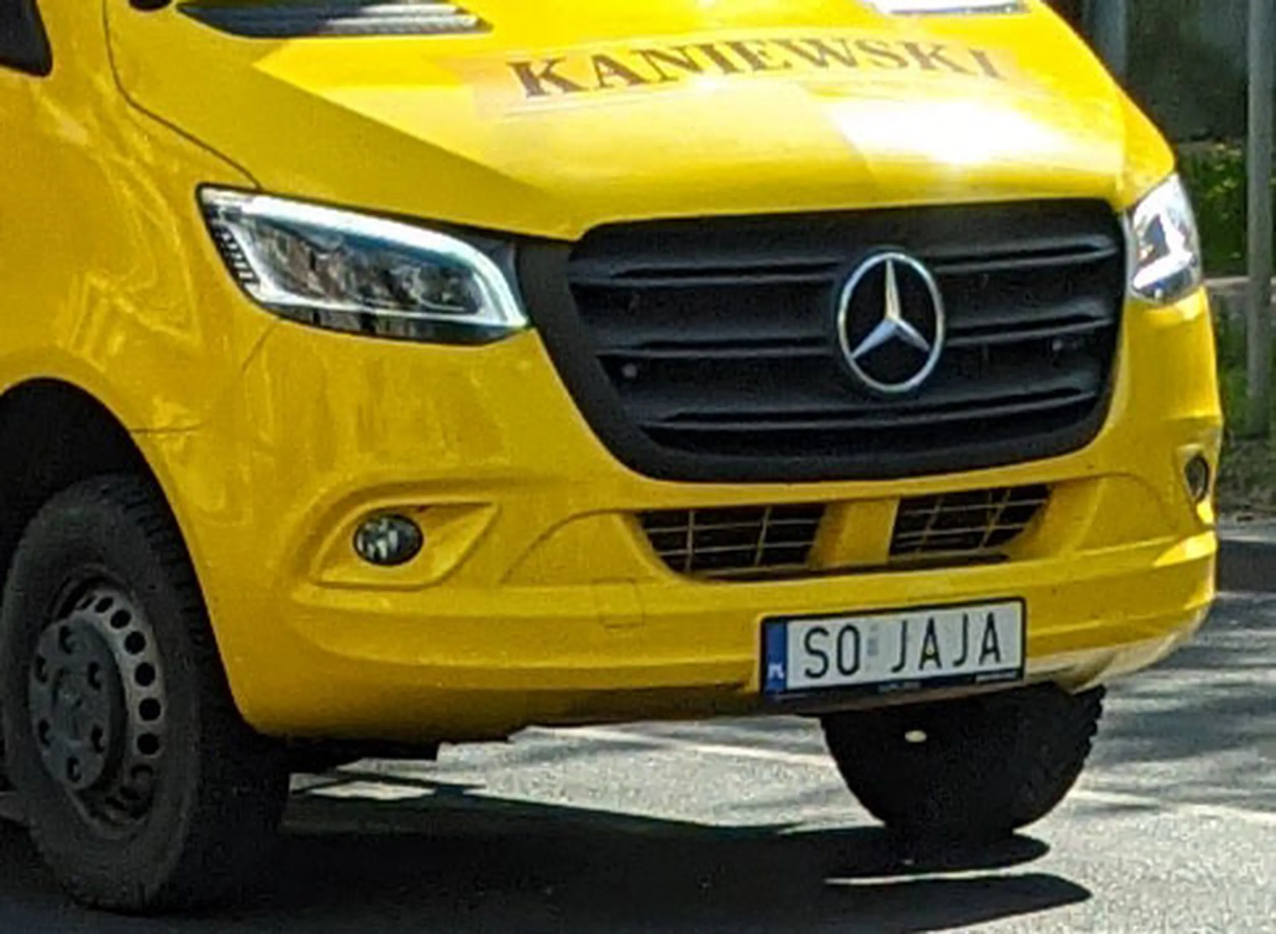 Fajny numer, blacha S0 JAJA