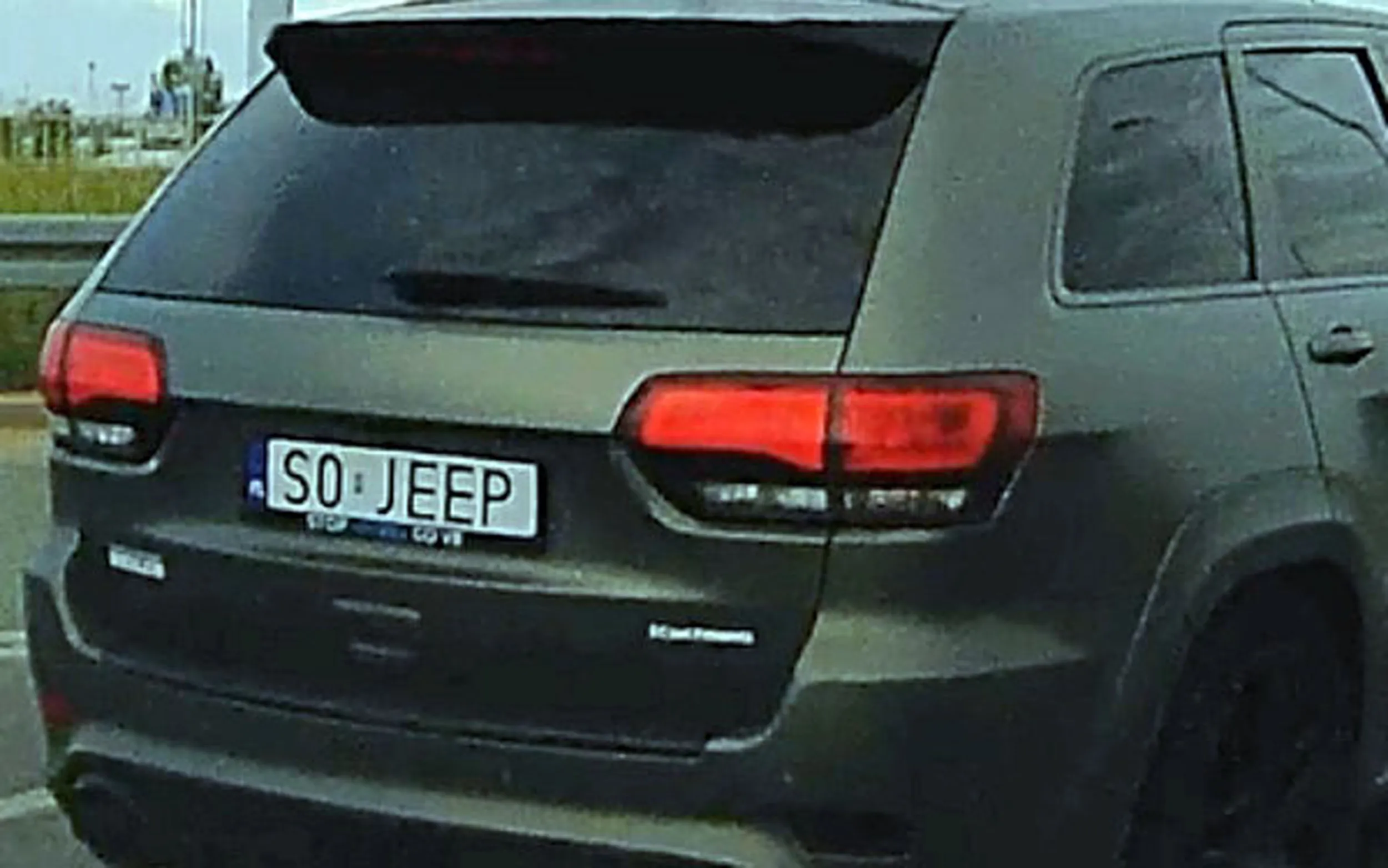 Fajny numer, blacha S0 JEEP