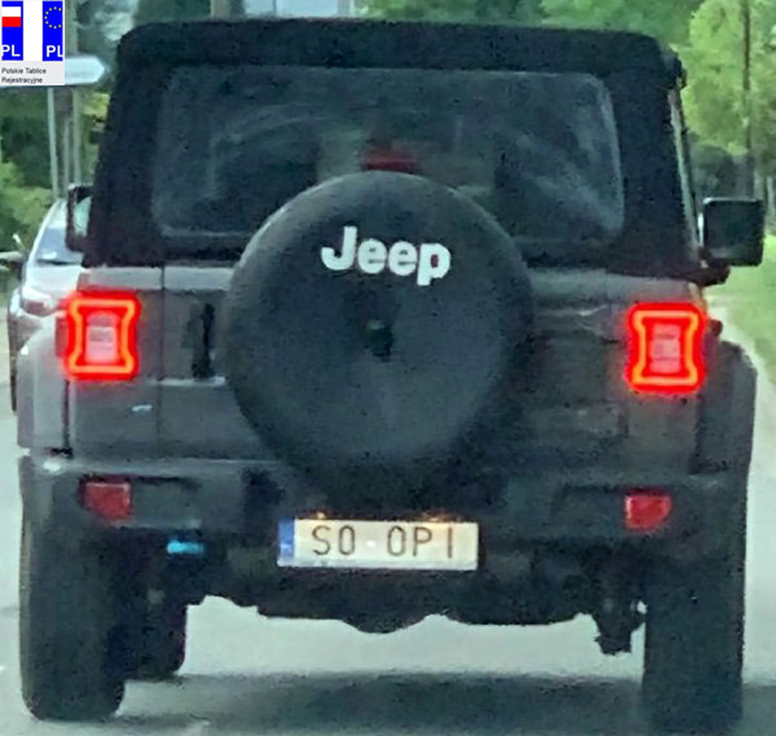 Fajny numer, blacha S0 OPI