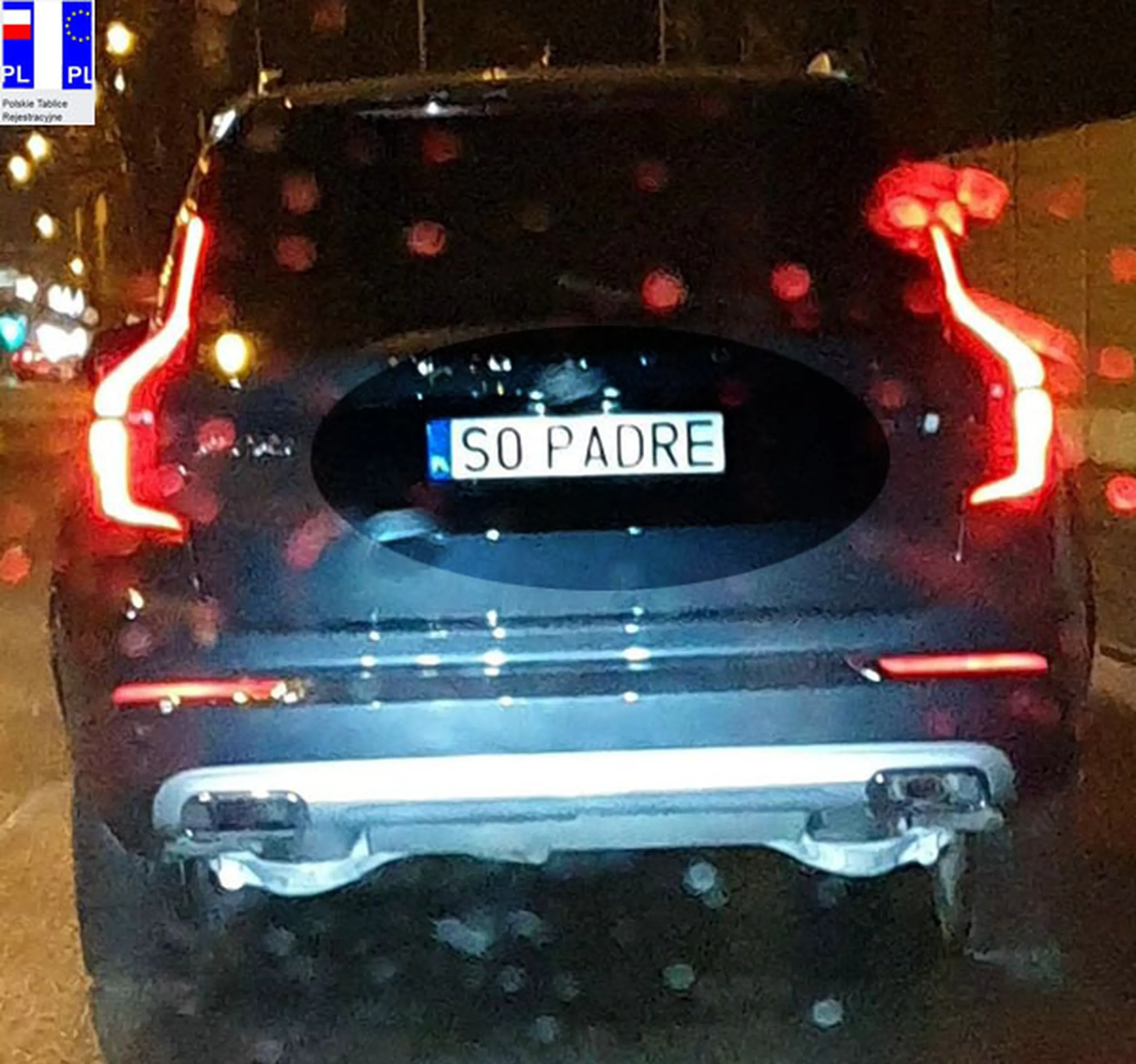 Fajny numer, blacha S0 PADRE