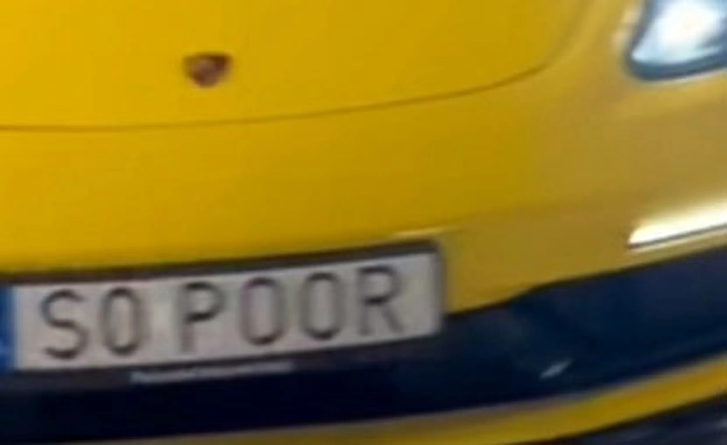 Fajny numer, blacha S0 POOR