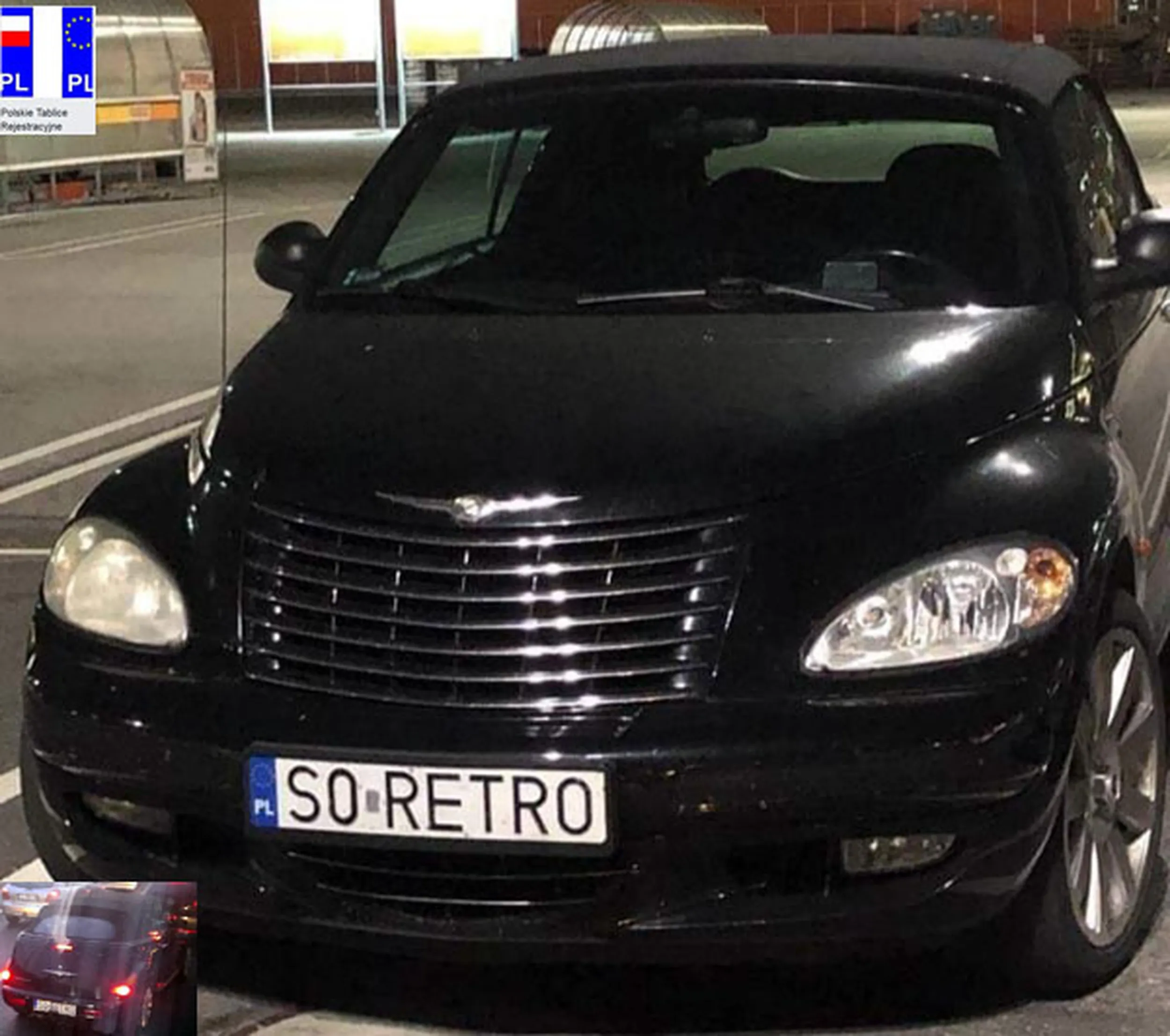 Fajny numer, blacha S0 RETRO