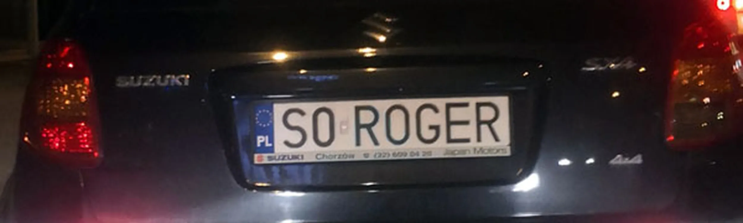 Fajny numer, blacha S0 ROGER