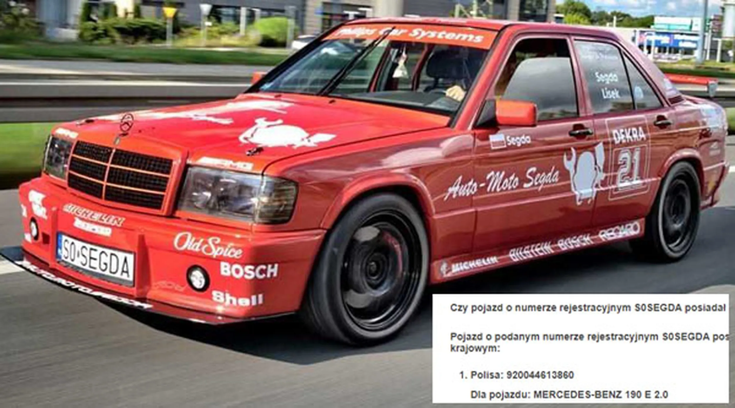 Fajny numer, blacha S0 SEGDA