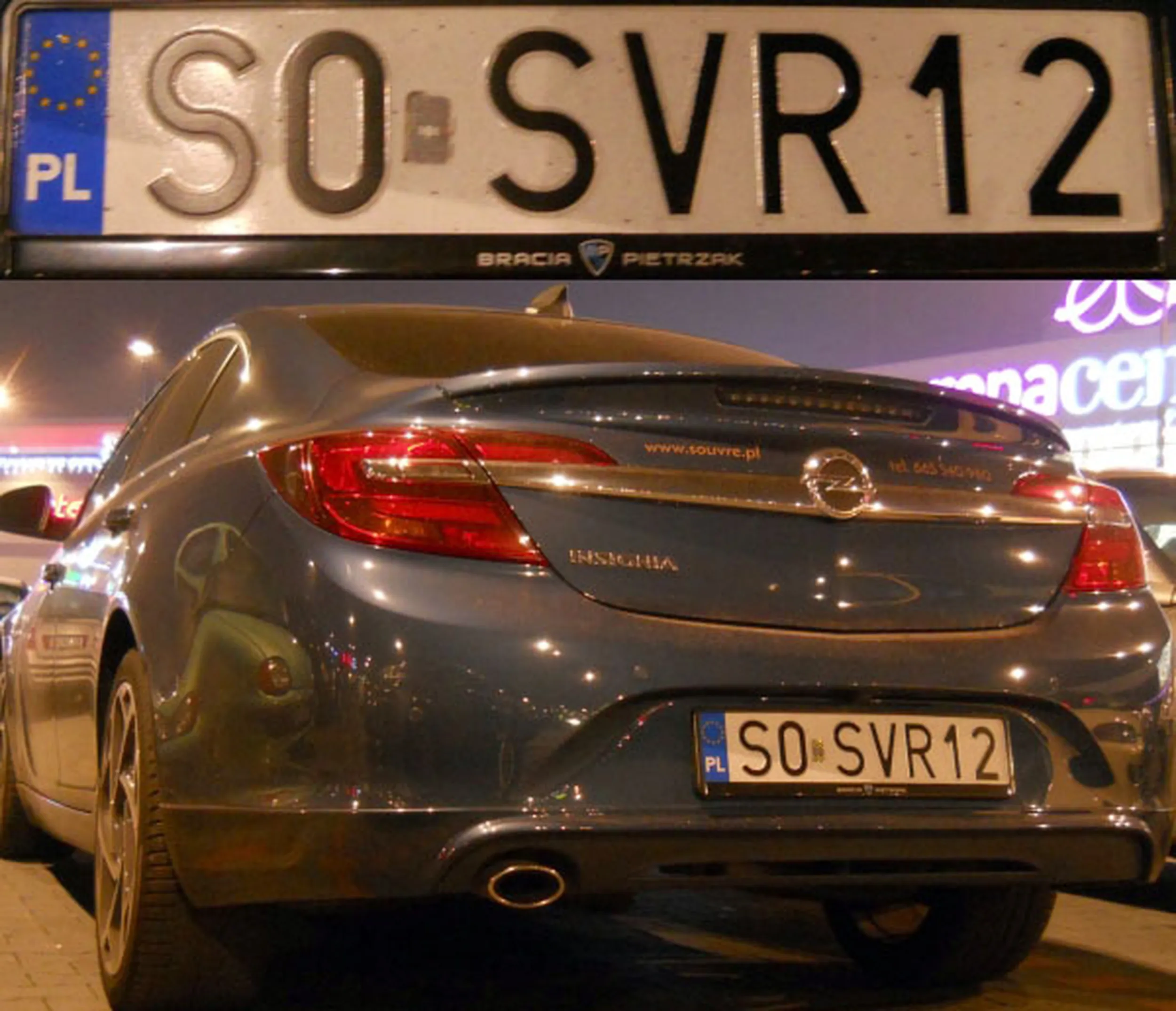 Fajny numer, blacha S0 SVR12