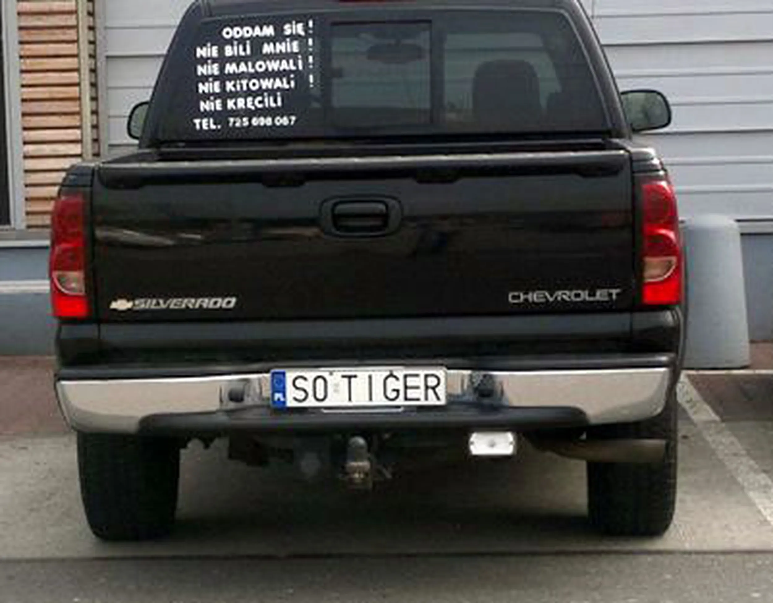 Fajny numer, blacha S0 TIGER