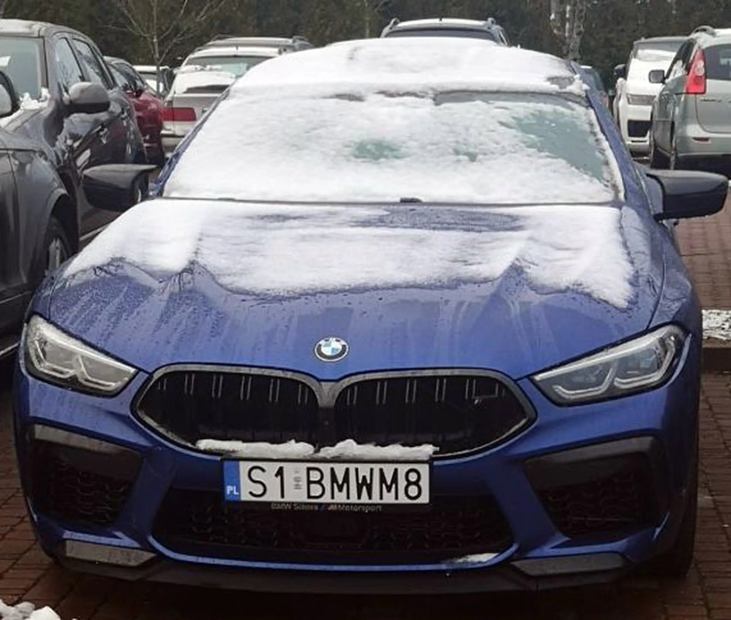 Fajny numer, blacha S1 BMWM8