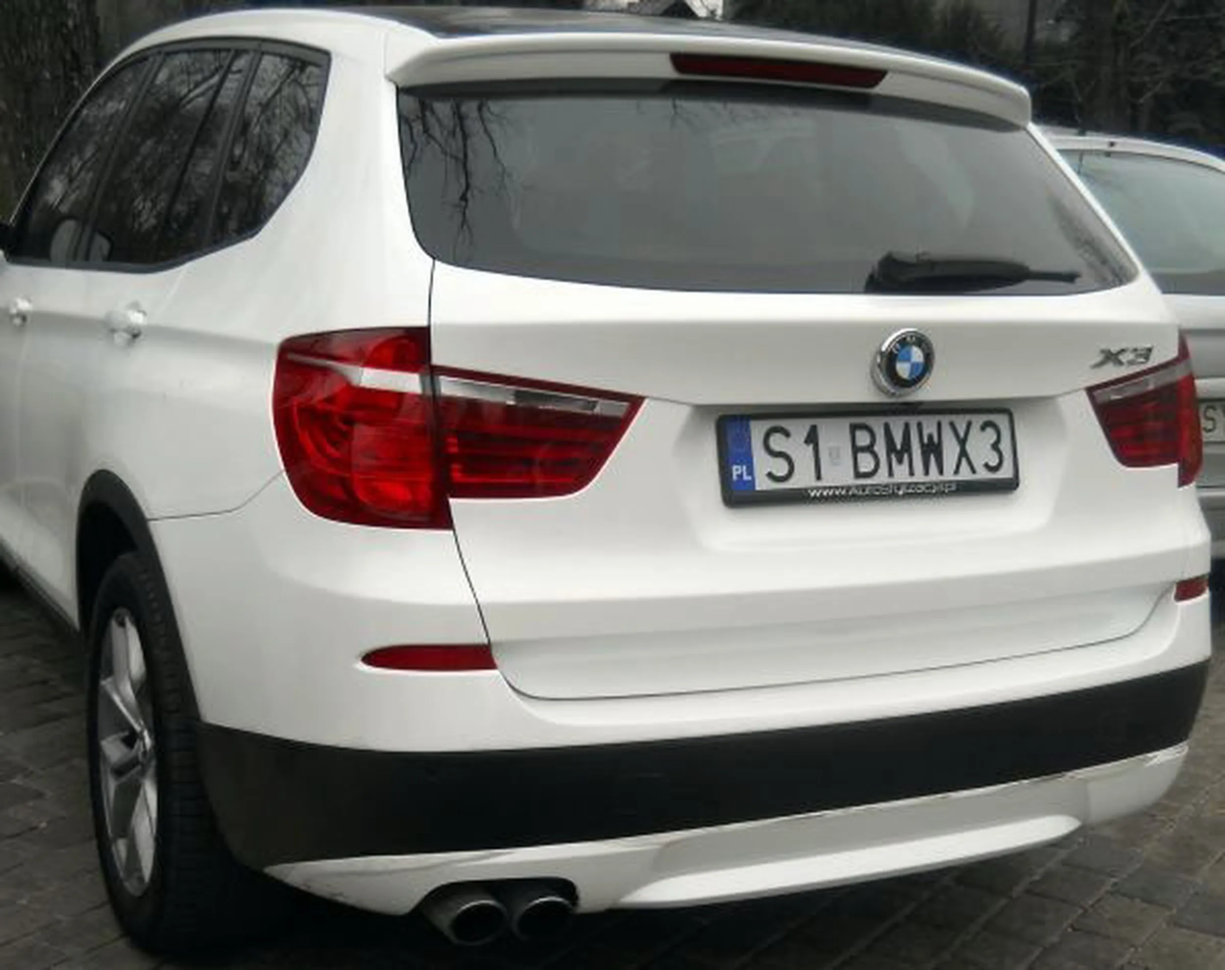 Fajny numer, blacha S1 BMWX3