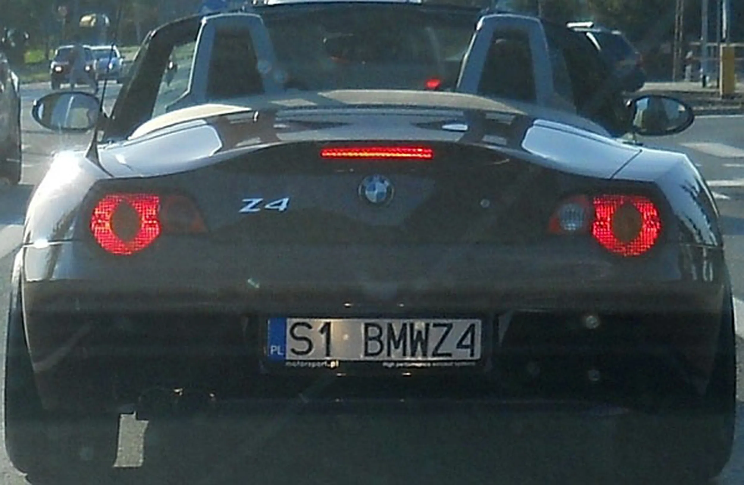 Fajny numer, blacha S1 BMWZ4