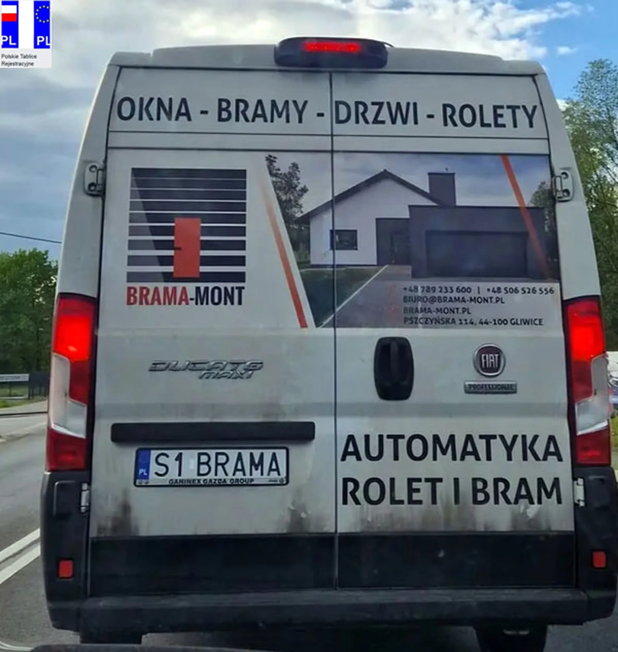 Fajny numer, blacha S1 BRAMA