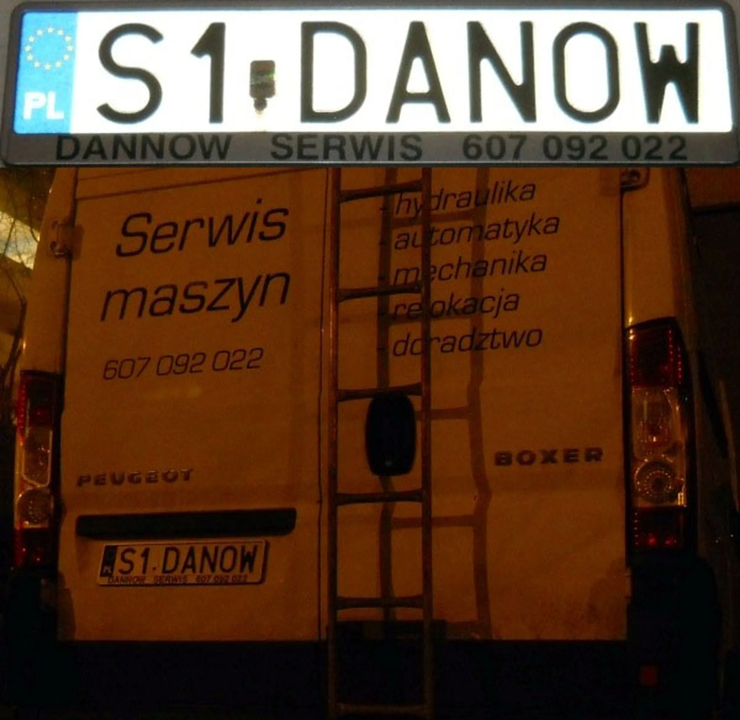 Fajny numer, blacha S1 DANOW