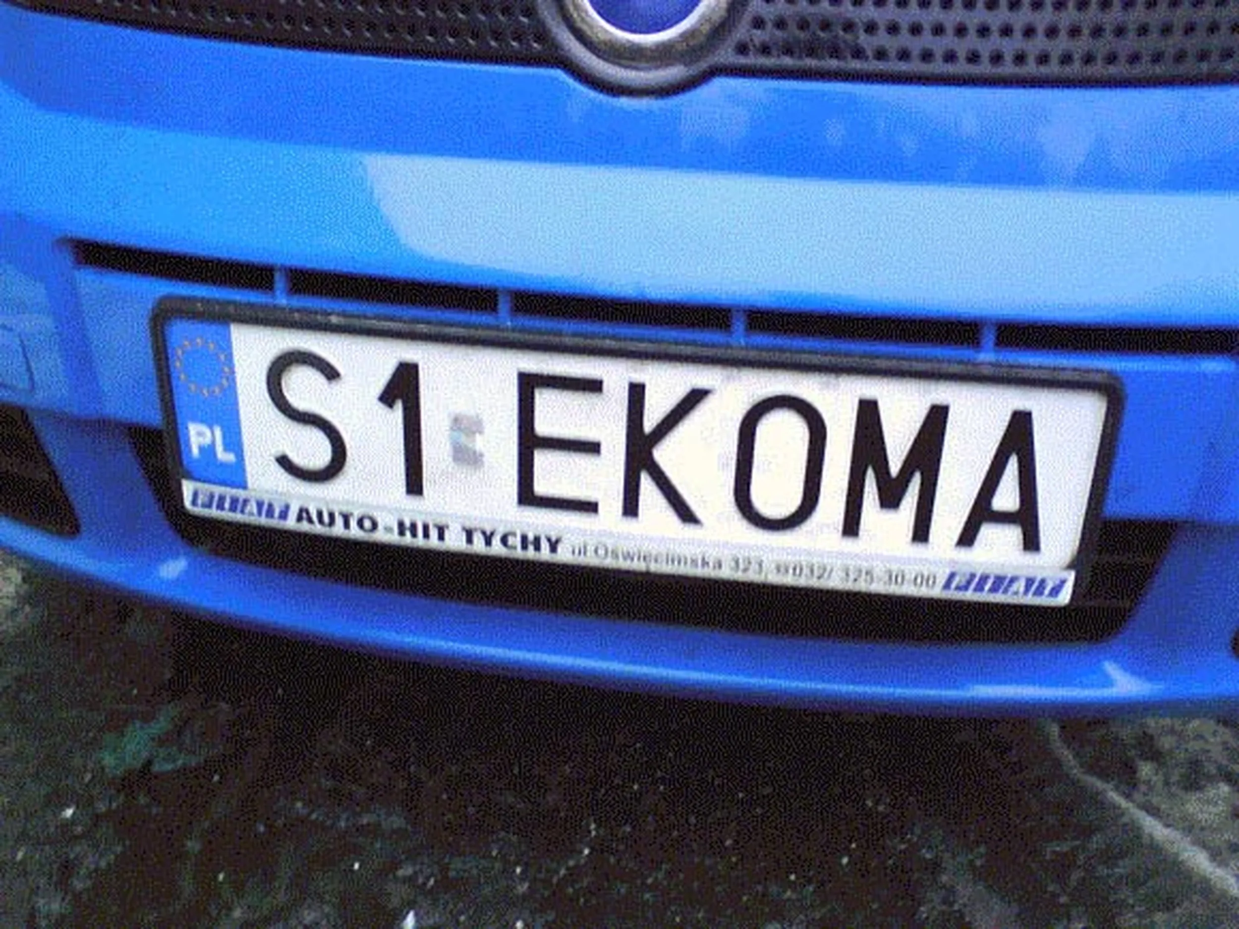 Fajny numer, blacha S1 EKOMA