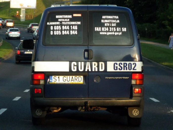 Fajny numer, blacha S1 GUARD