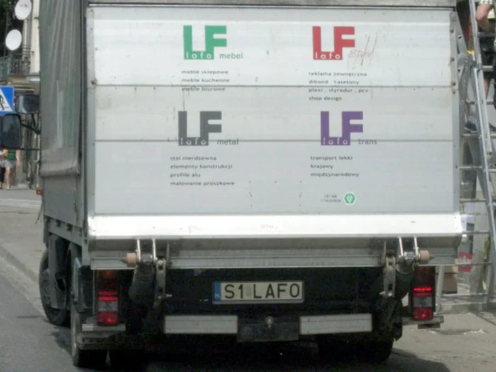 Fajny numer, blacha S1 LAFO