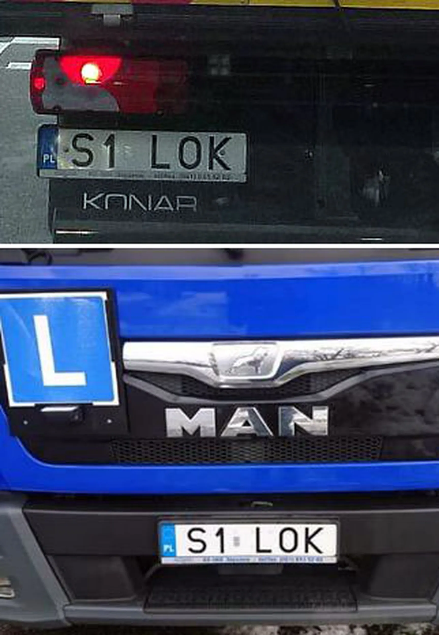 Fajny numer, blacha S1 LOK