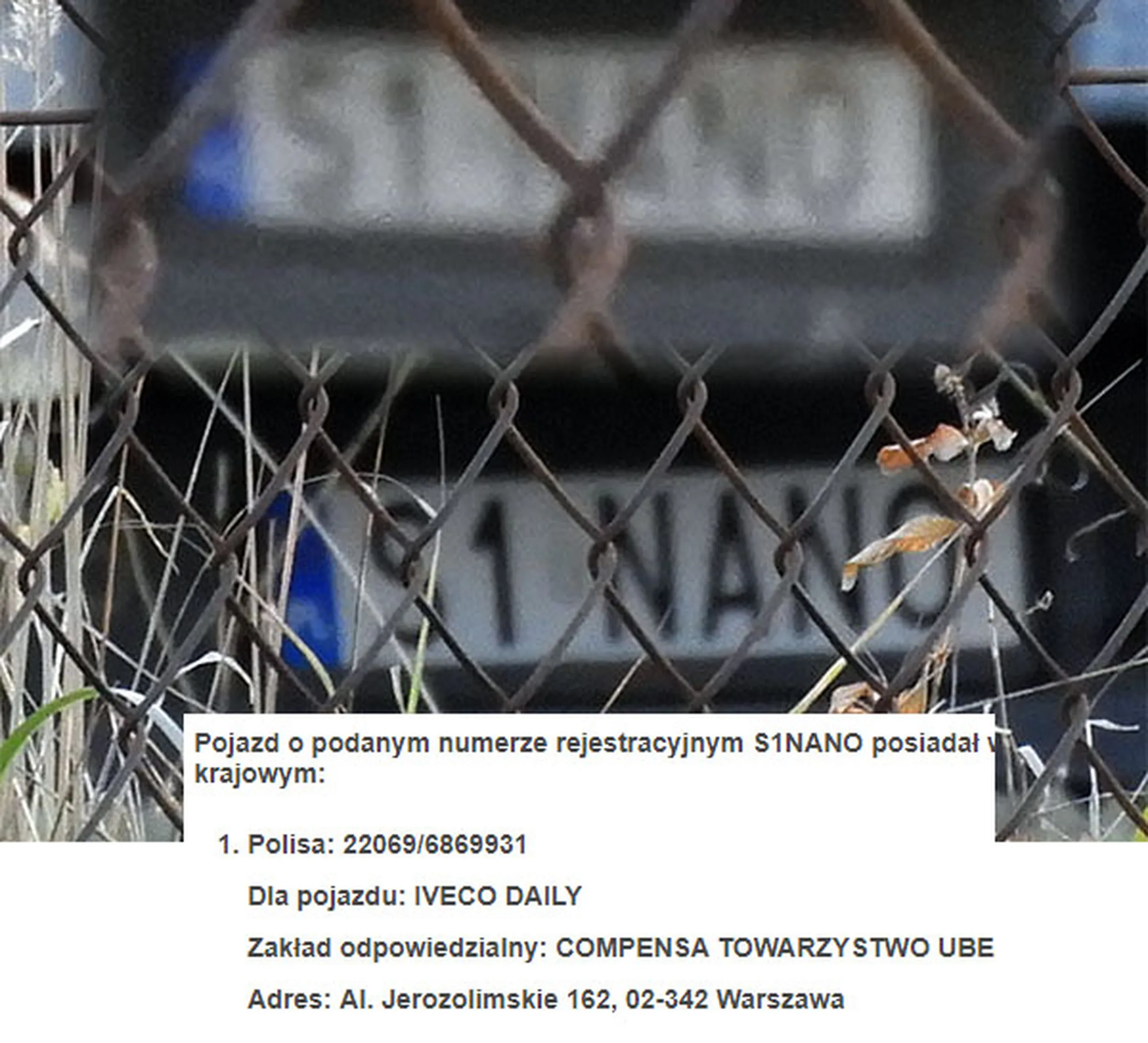 Fajny numer, blacha S1 NANO