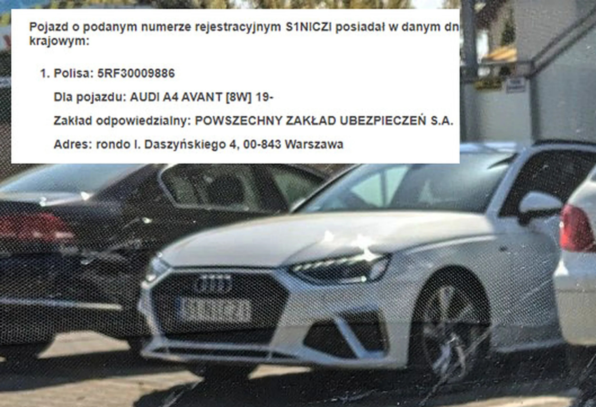 Fajny numer, blacha S1 NICZI