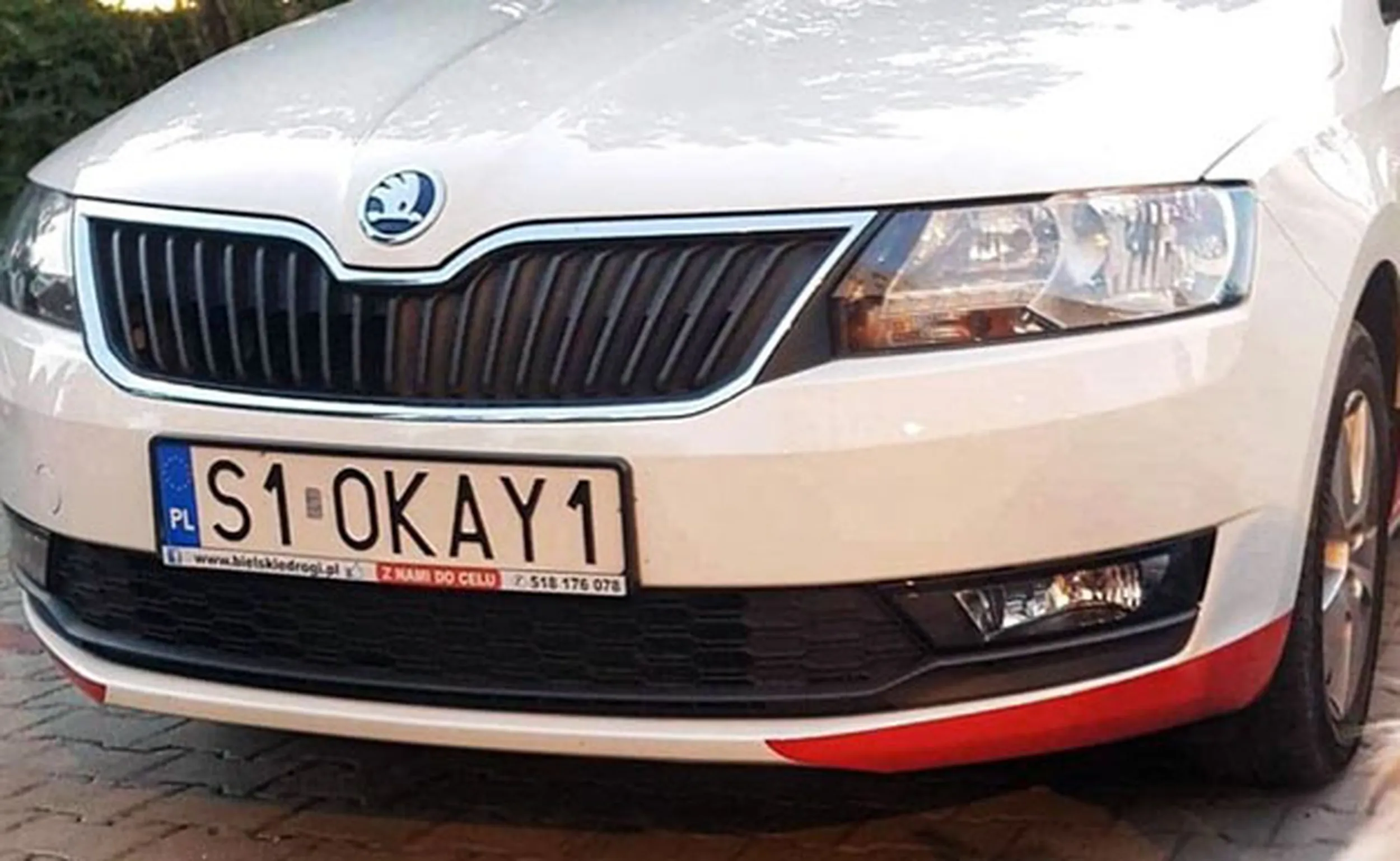 Fajny numer, blacha S1 OKAY1