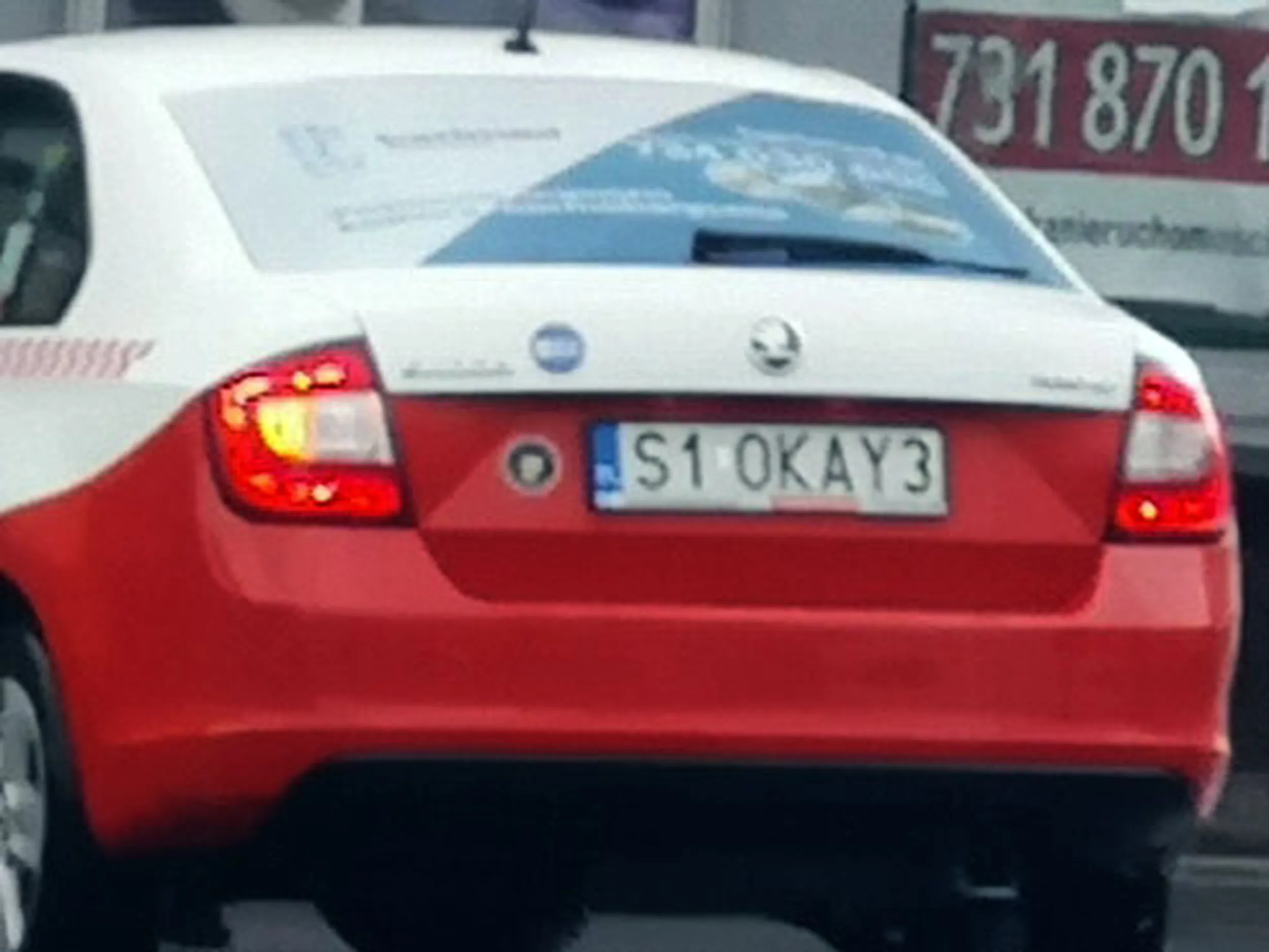 Fajny numer, blacha S1 OKAY3