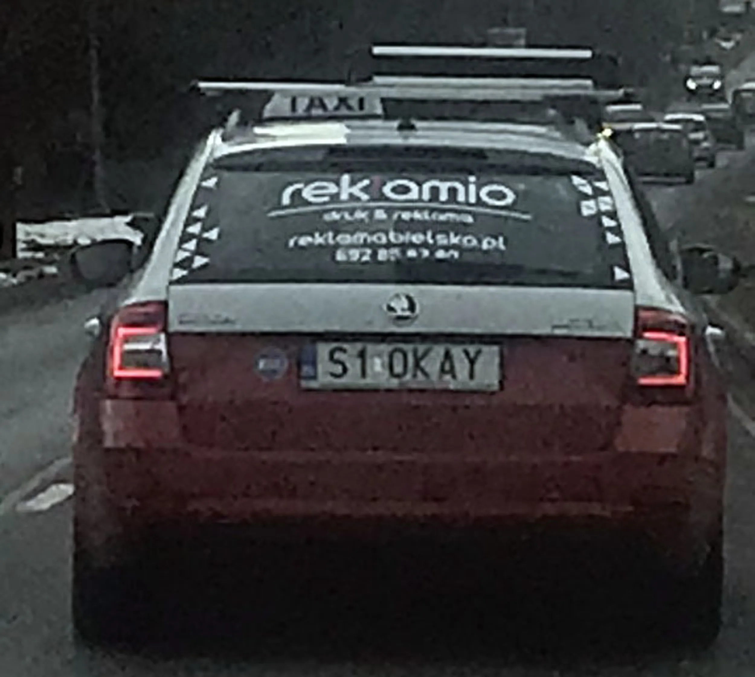 Fajny numer, blacha S1 OKAY