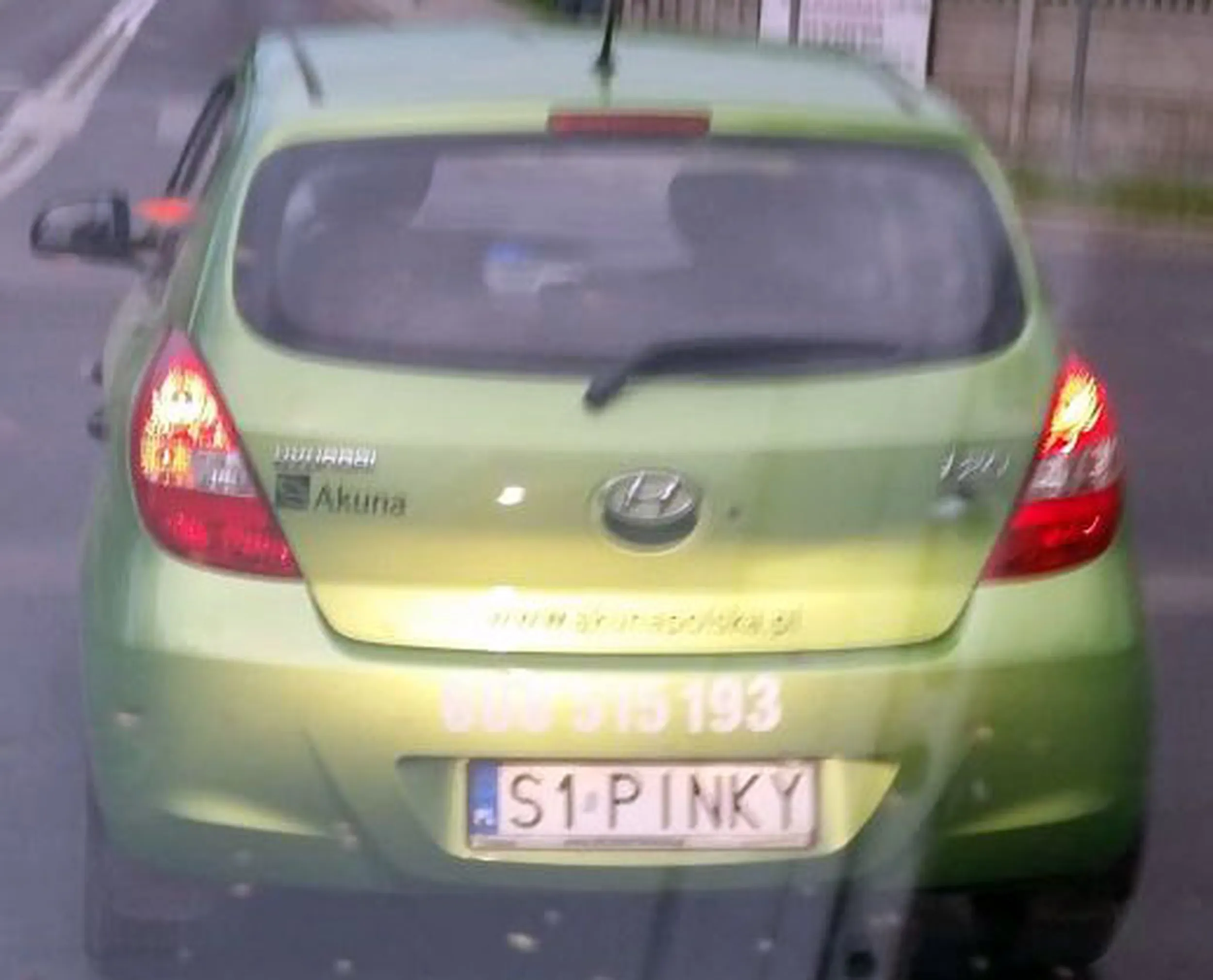 Fajny numer, blacha S1 PINKY