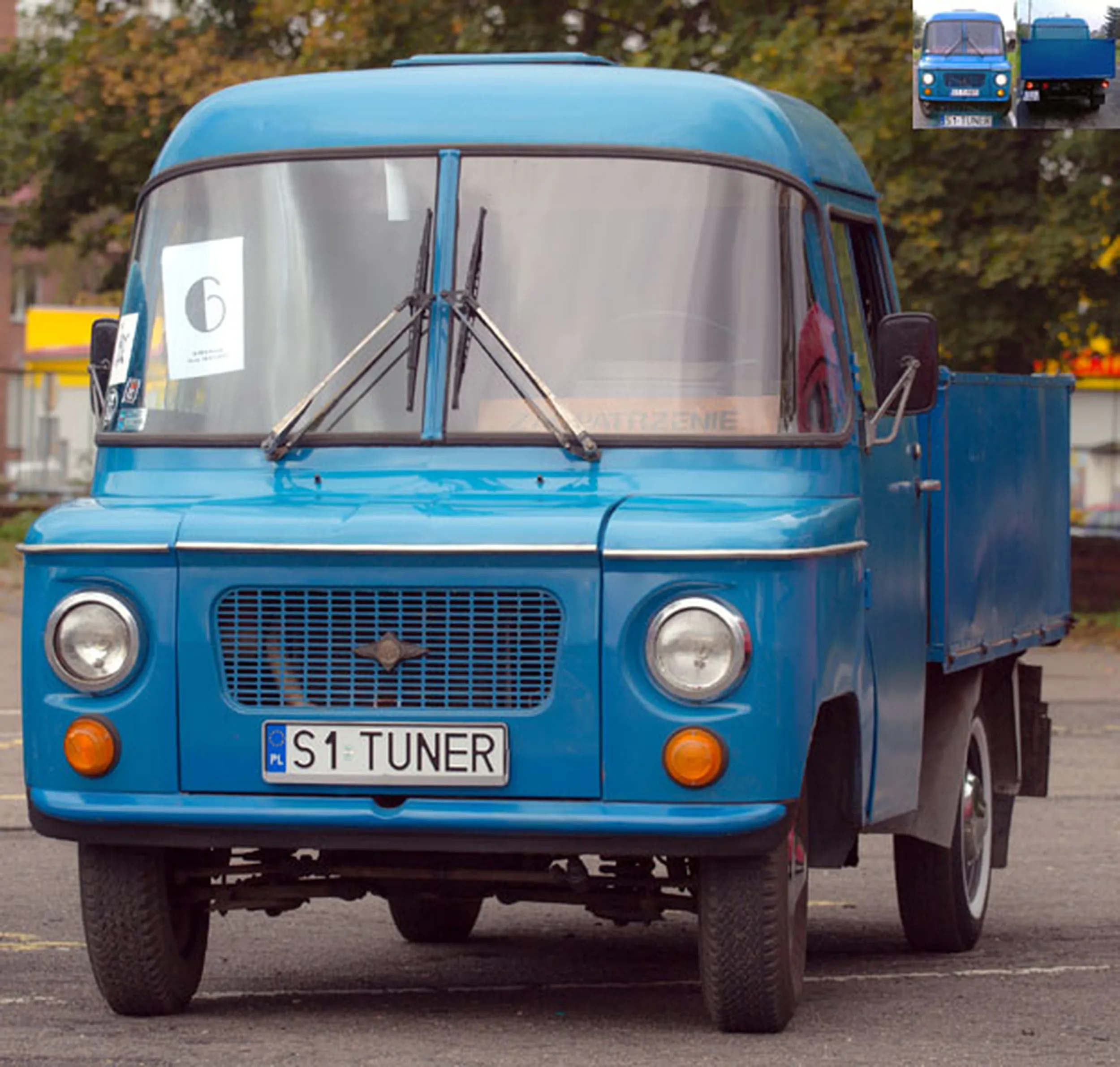 Fajny numer, blacha S1 TUNER