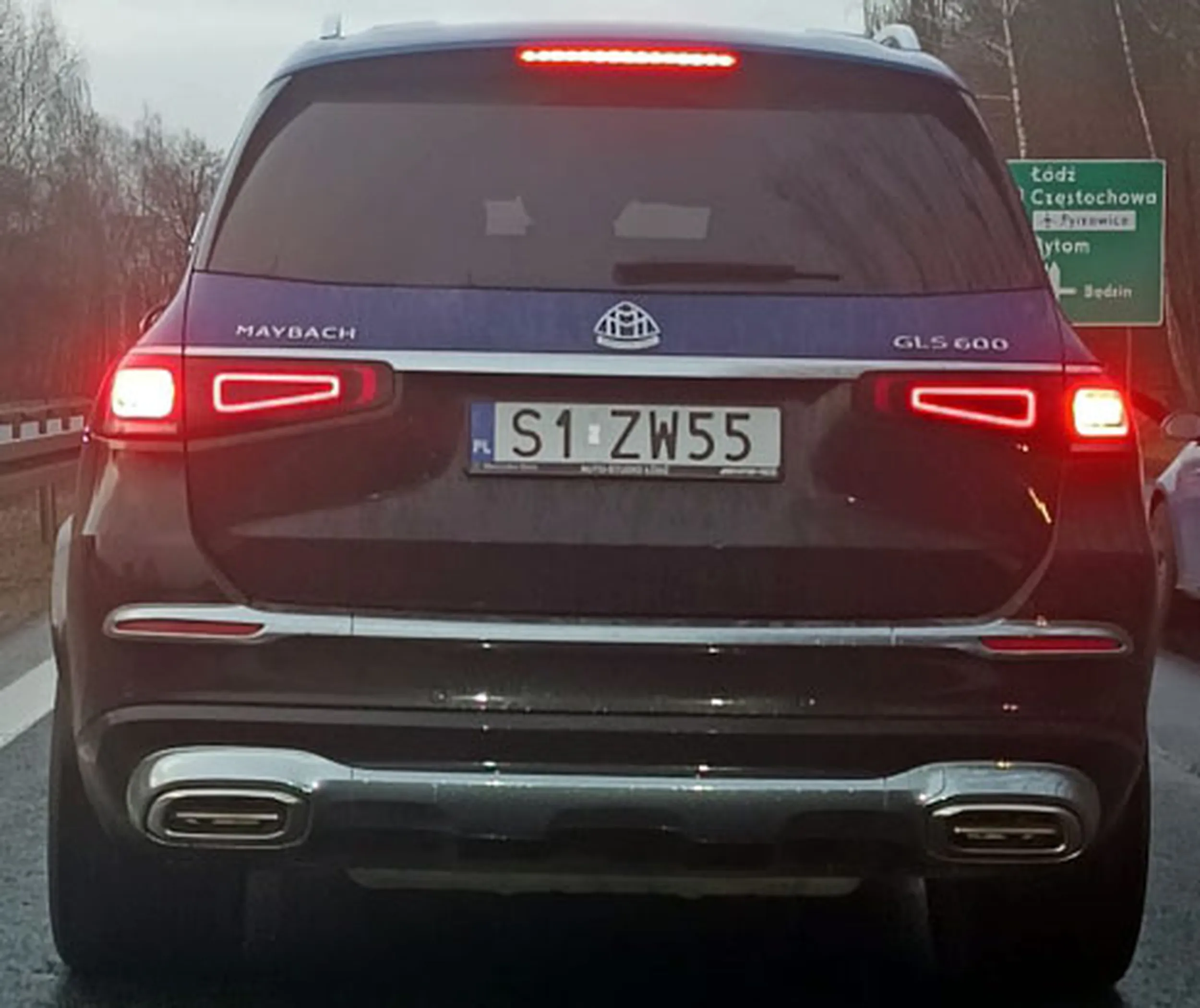 Fajny numer, blacha S1 ZW55