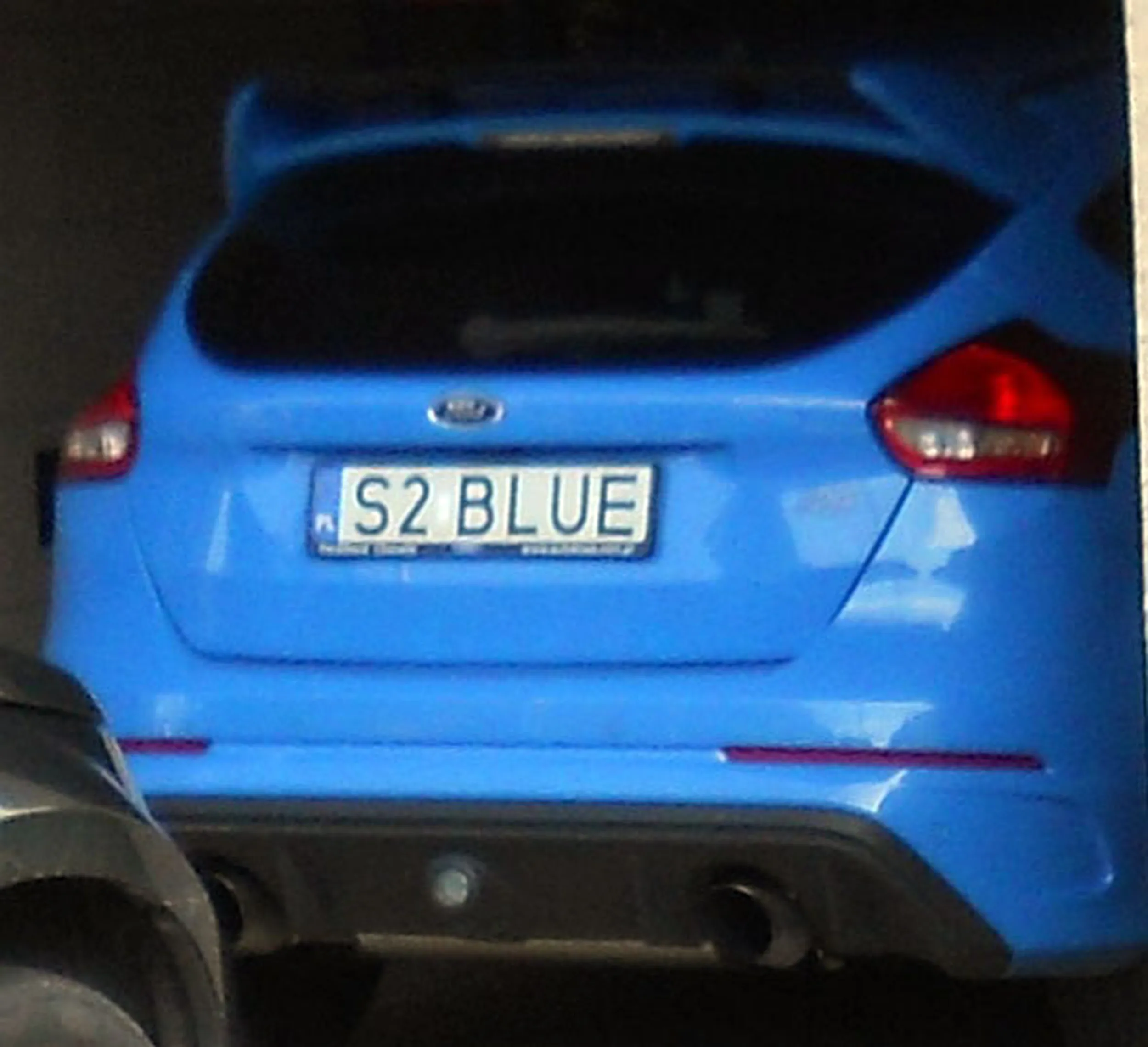 Fajny numer, blacha S2 BLUE