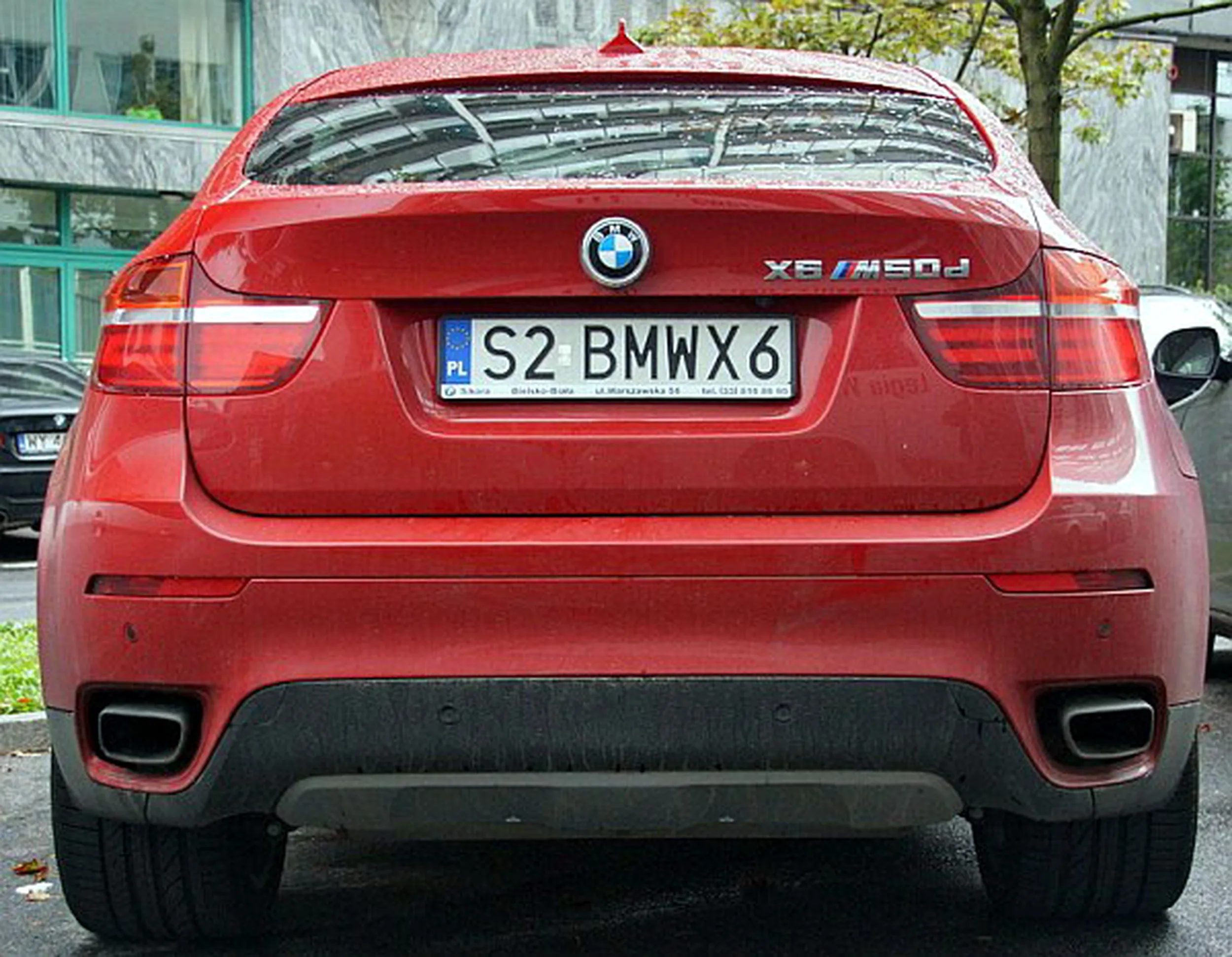Fajny numer, blacha S2 BMWX6