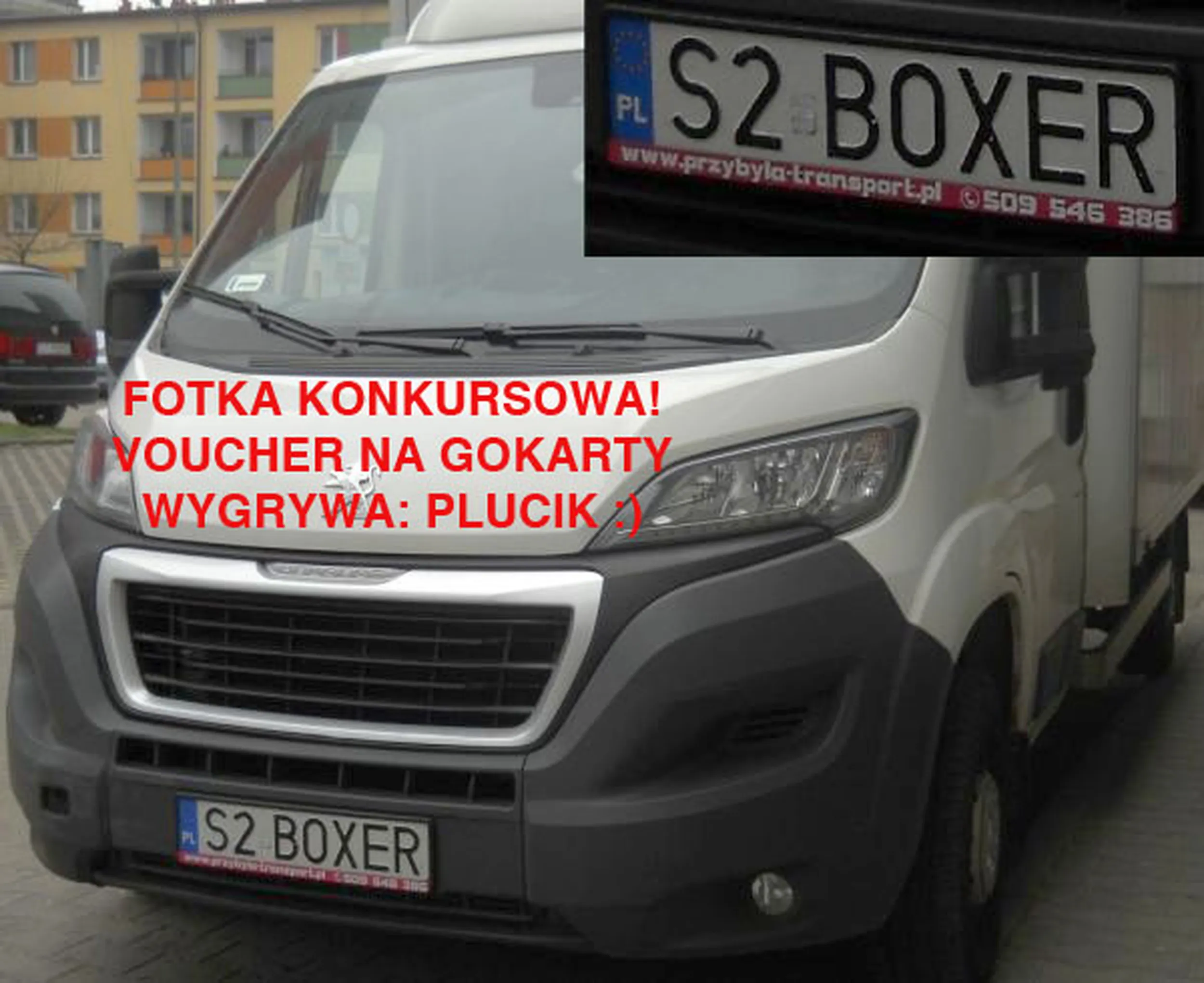 Fajny numer, blacha S2 BOXER